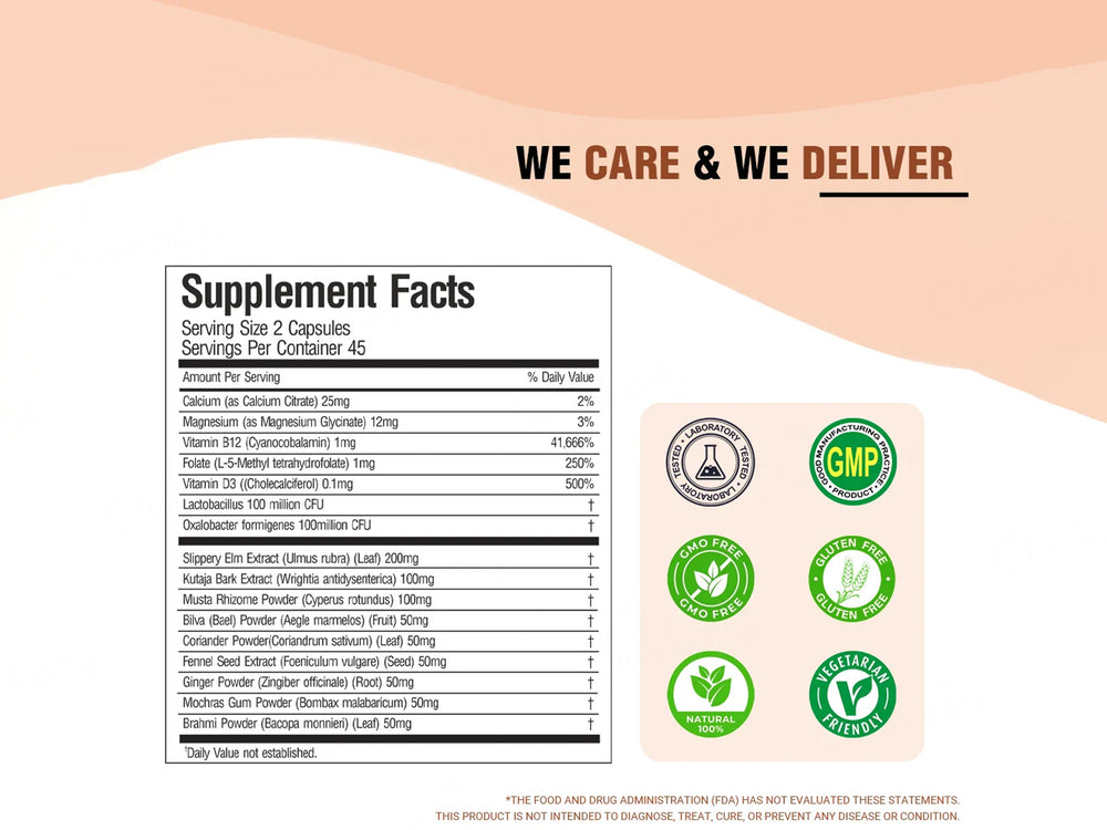 iMeMyself Well Gut Dietary Supplement Vegetarian Capsule