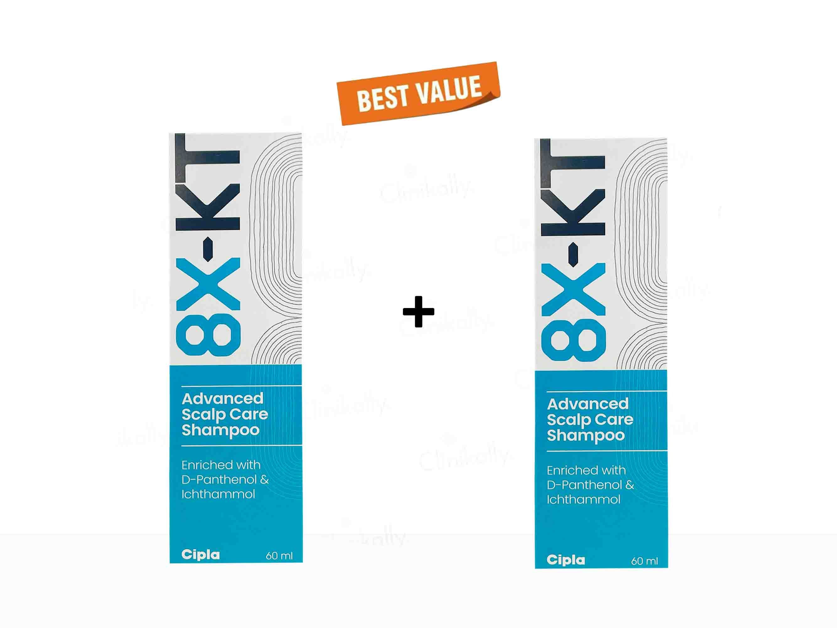 8X-KT Advanced Scalp Care Shampoo - Clinikally