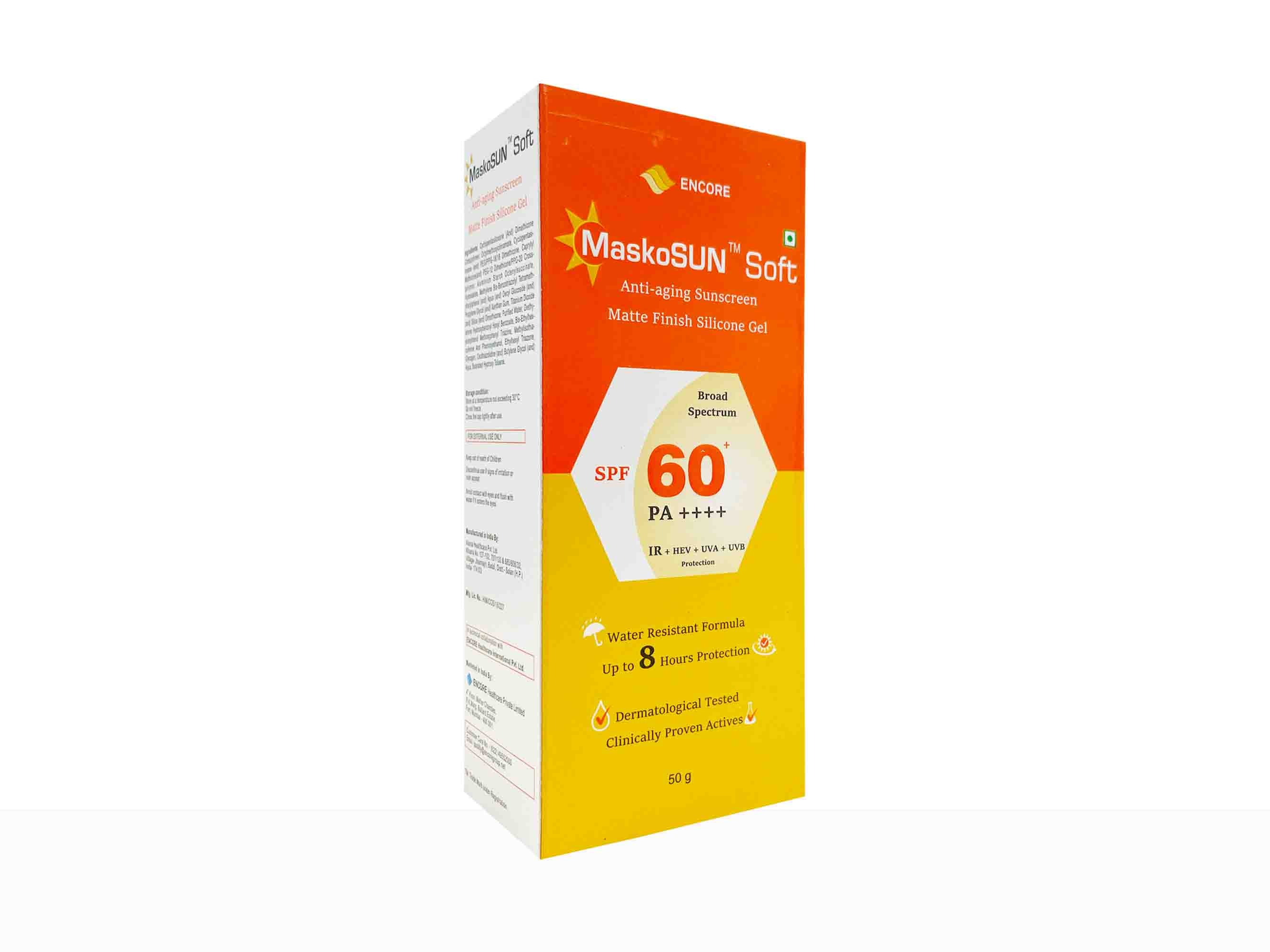 Maskosun Soft Anti-Aging Sunscreen Gel SPF 60+ PA++++
