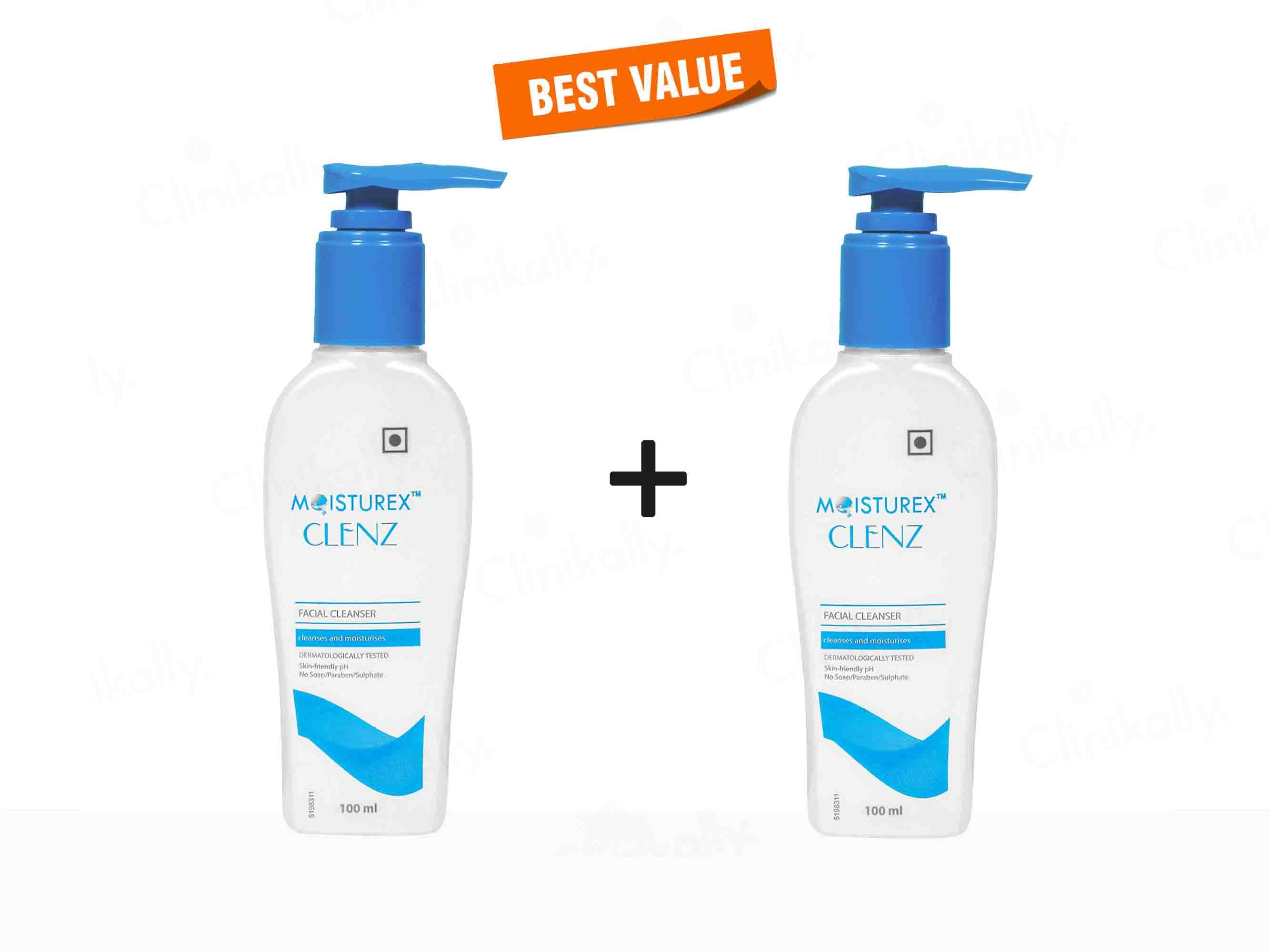 Moisturex Clenz Facial Cleanser-Clinikally