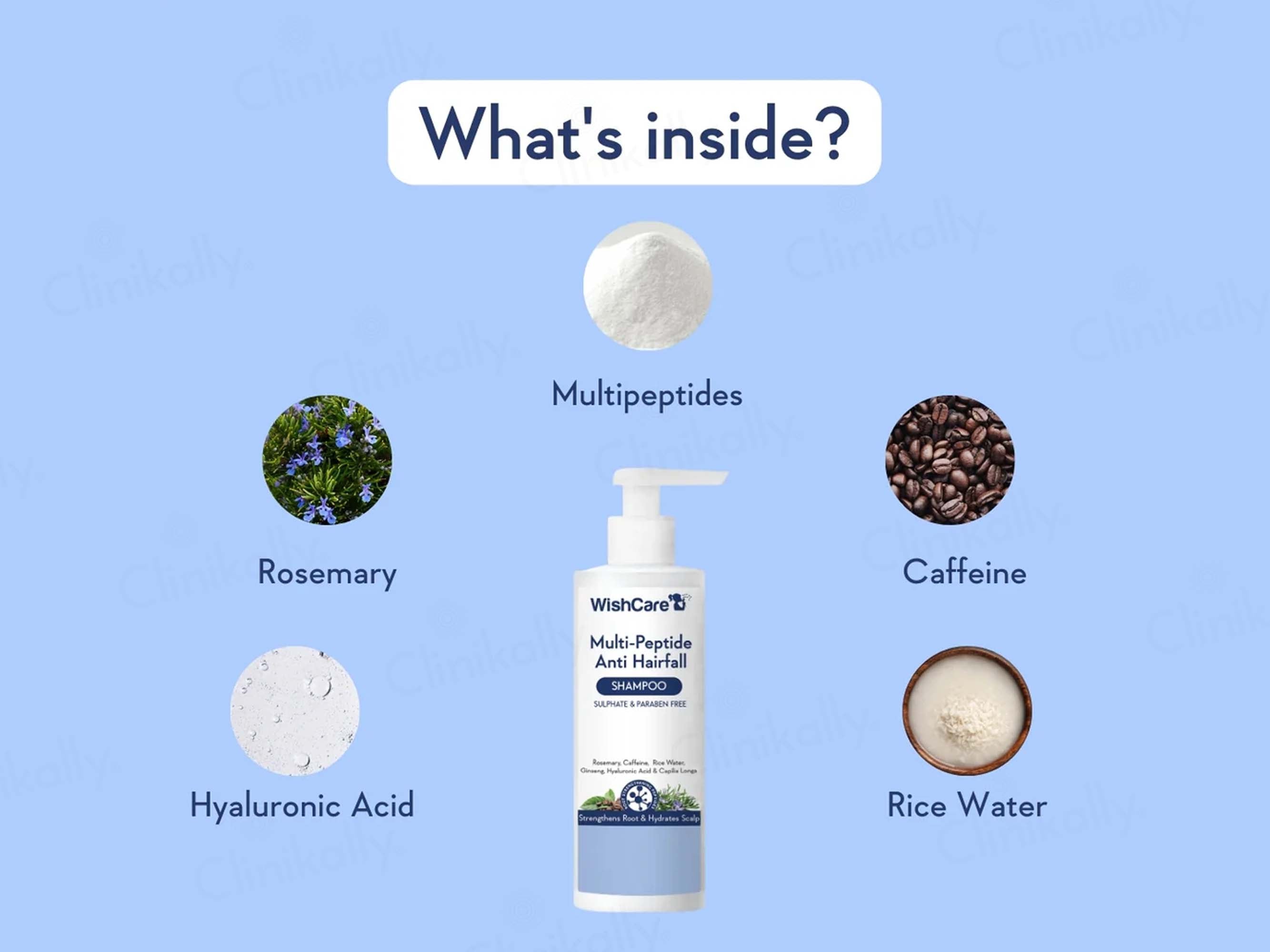 WishCare Multi-Peptide Anti Hairfall Shampoo