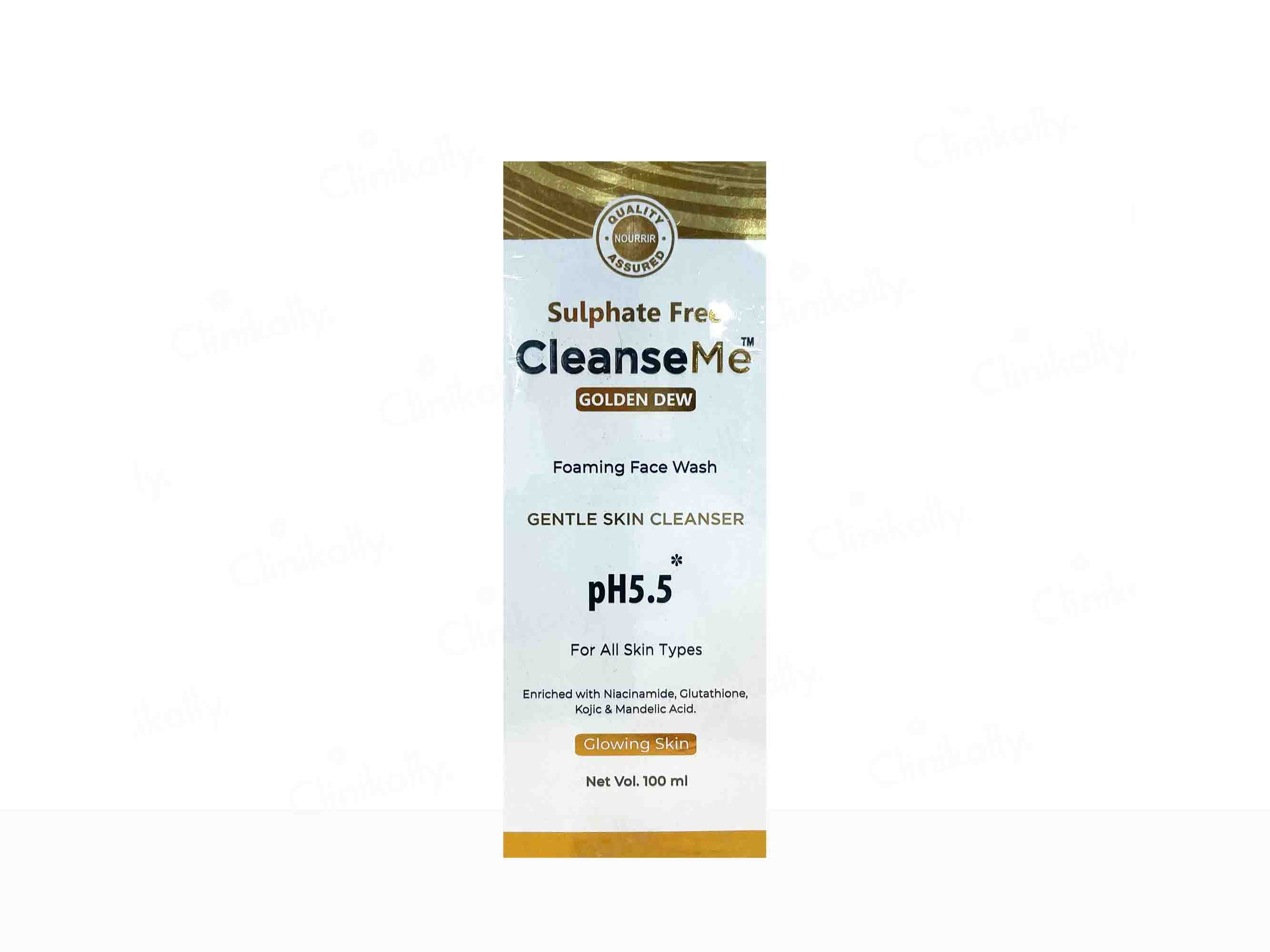 CleanseMe Golden Dew Foaming Facewash