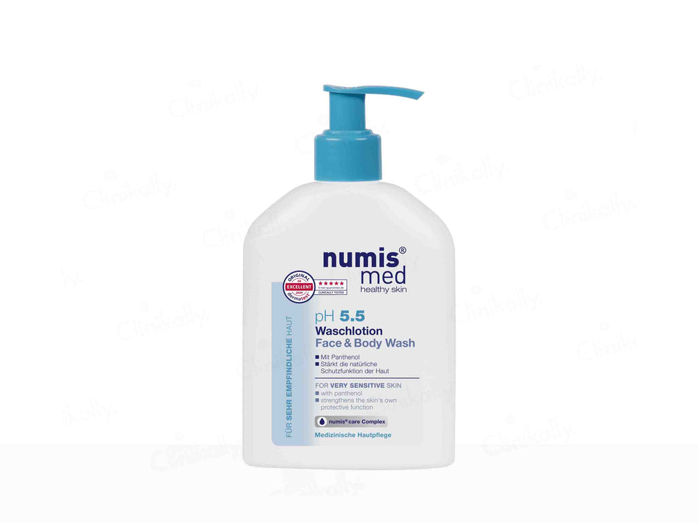 Numis Med pH 5.5 Face & Body Wash For Very Sensitive Skin - Clinikally
