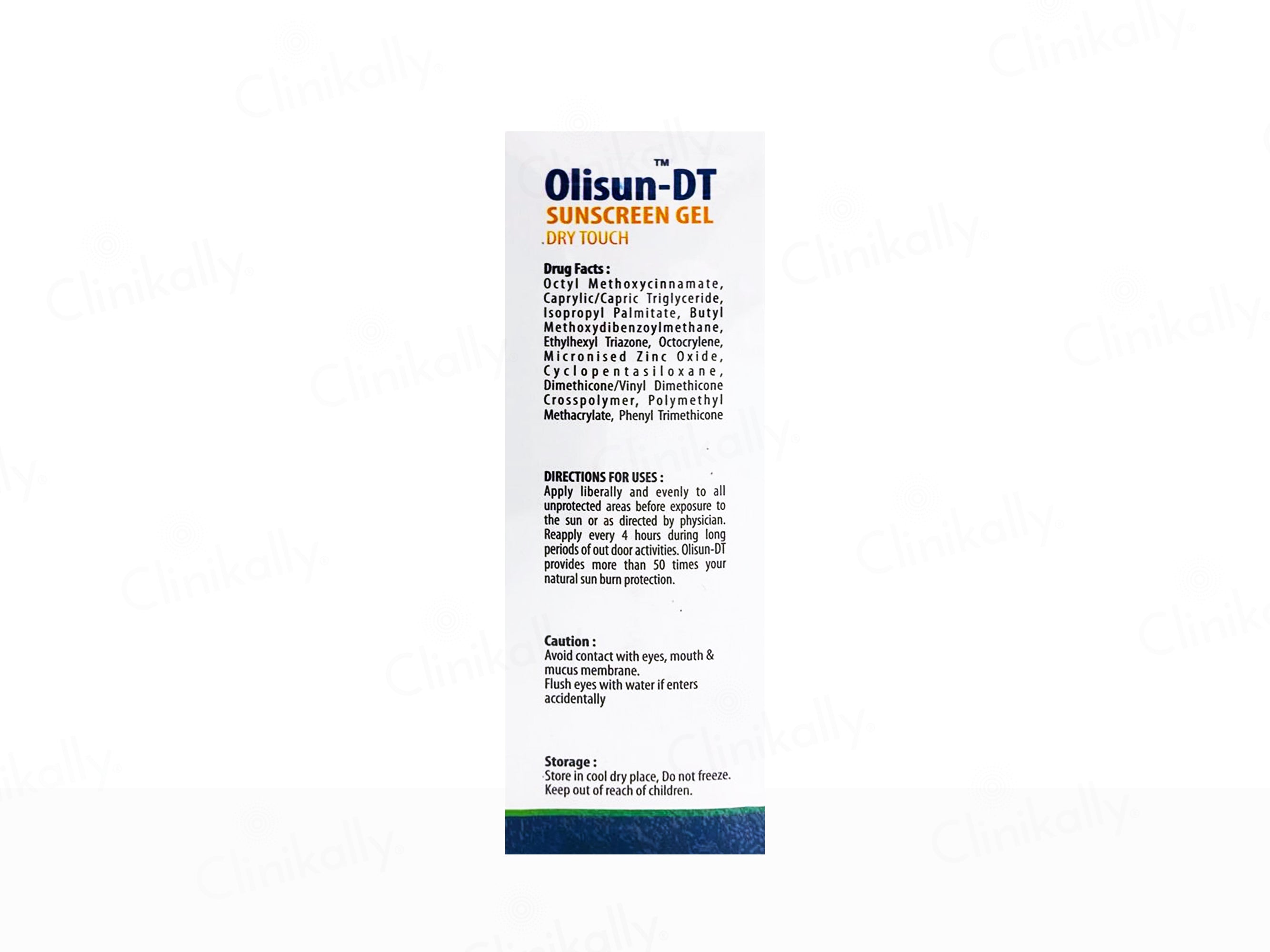 Olisun-DT Dry Touch Sunscreen Gel SPF 50+ PA+++
