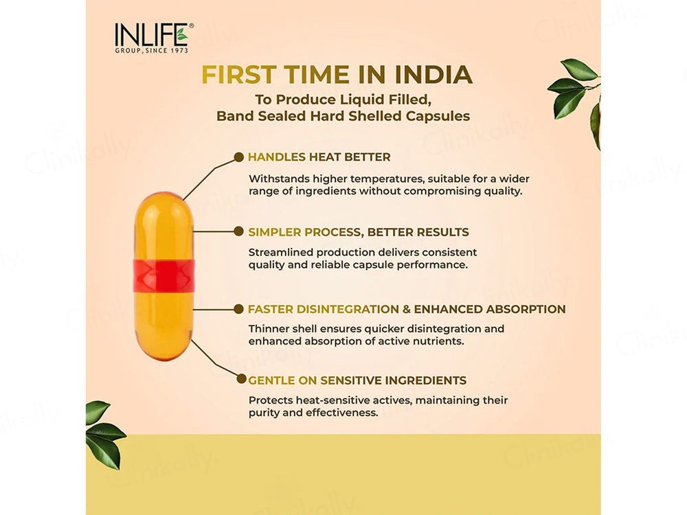 Inlife Sea Buckthorn Oil Liquid Filled Veg Capsule