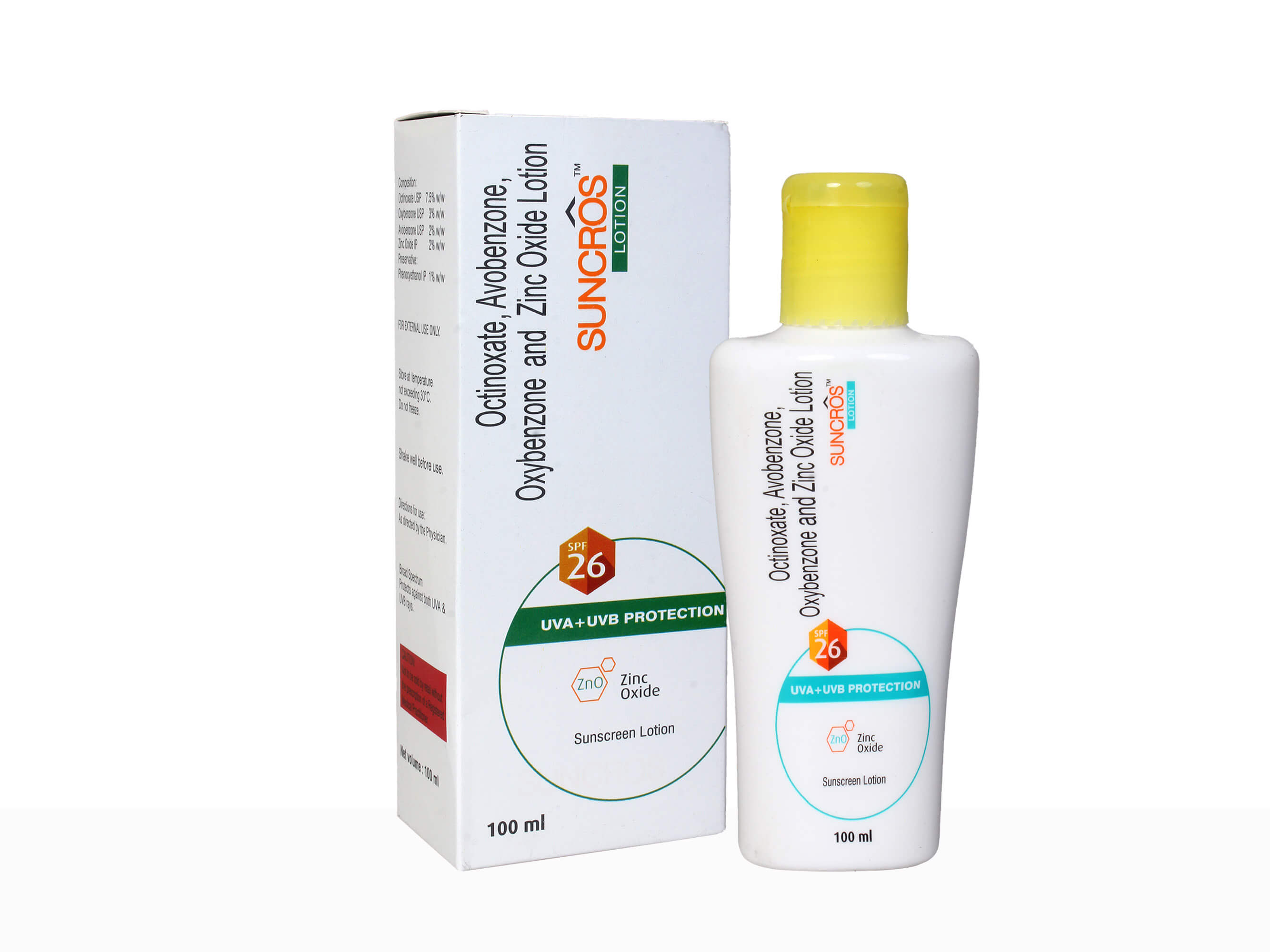 Suncros Sunscreen Lotion SPF 26 - Clinikally