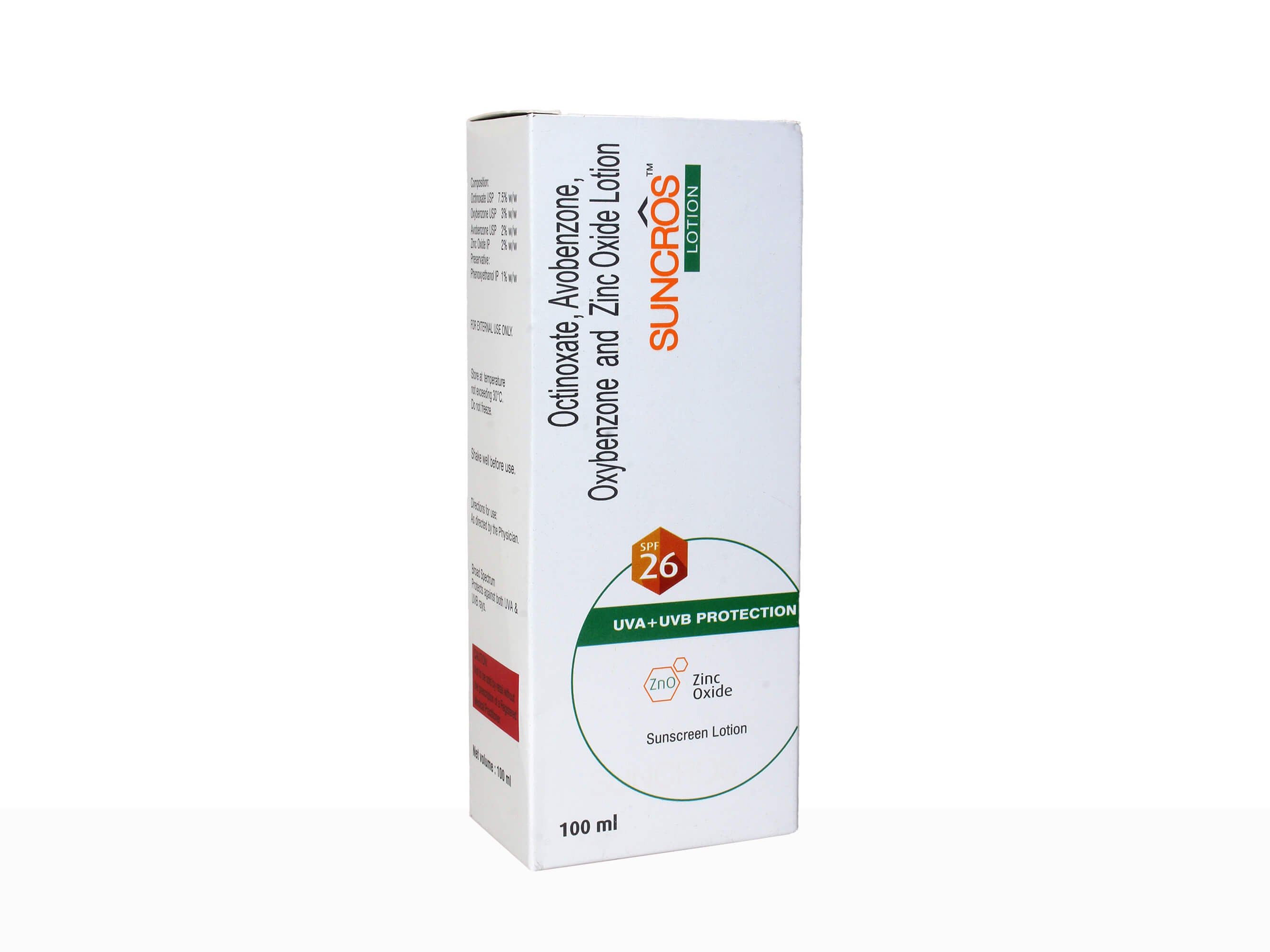 Suncros Sunscreen Lotion SPF 26 - Clinikally