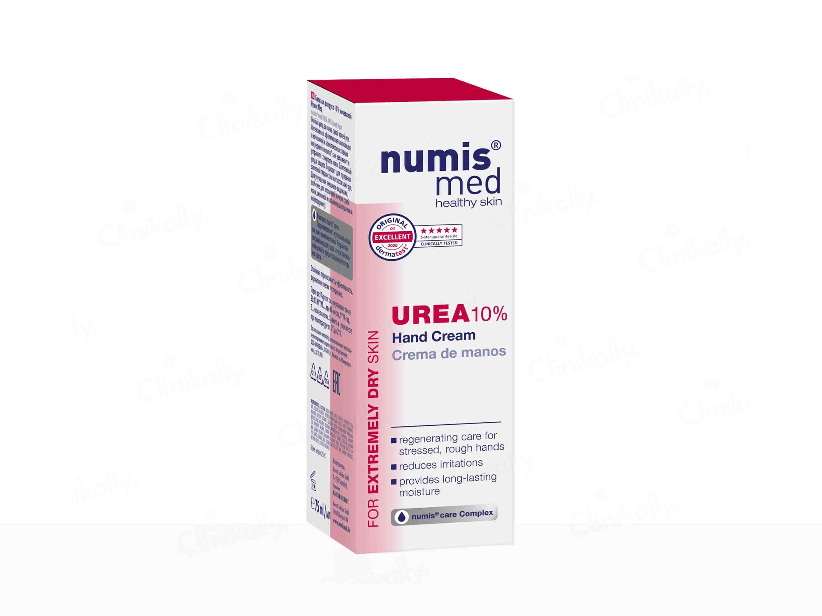 Numis Med Urea 10% Hand Cream For Extremely Dry Skin - Clinikally