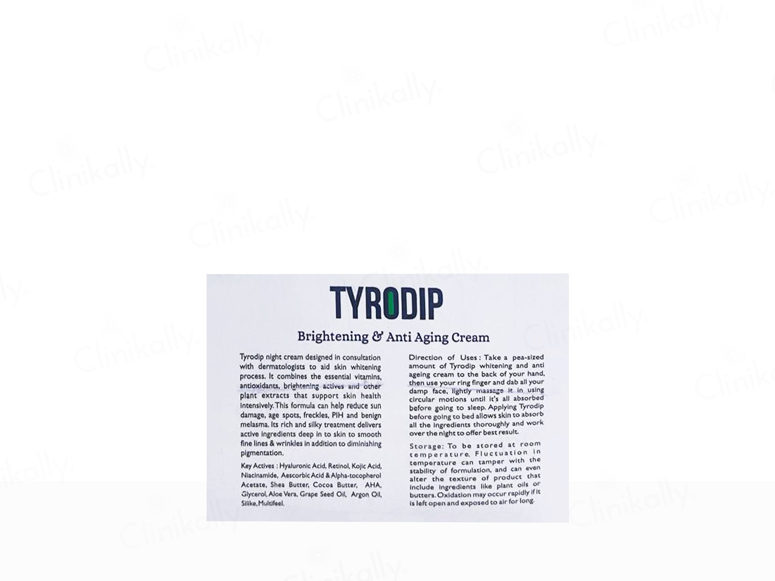 Tyrodip Brightening & Anti Aging Cream