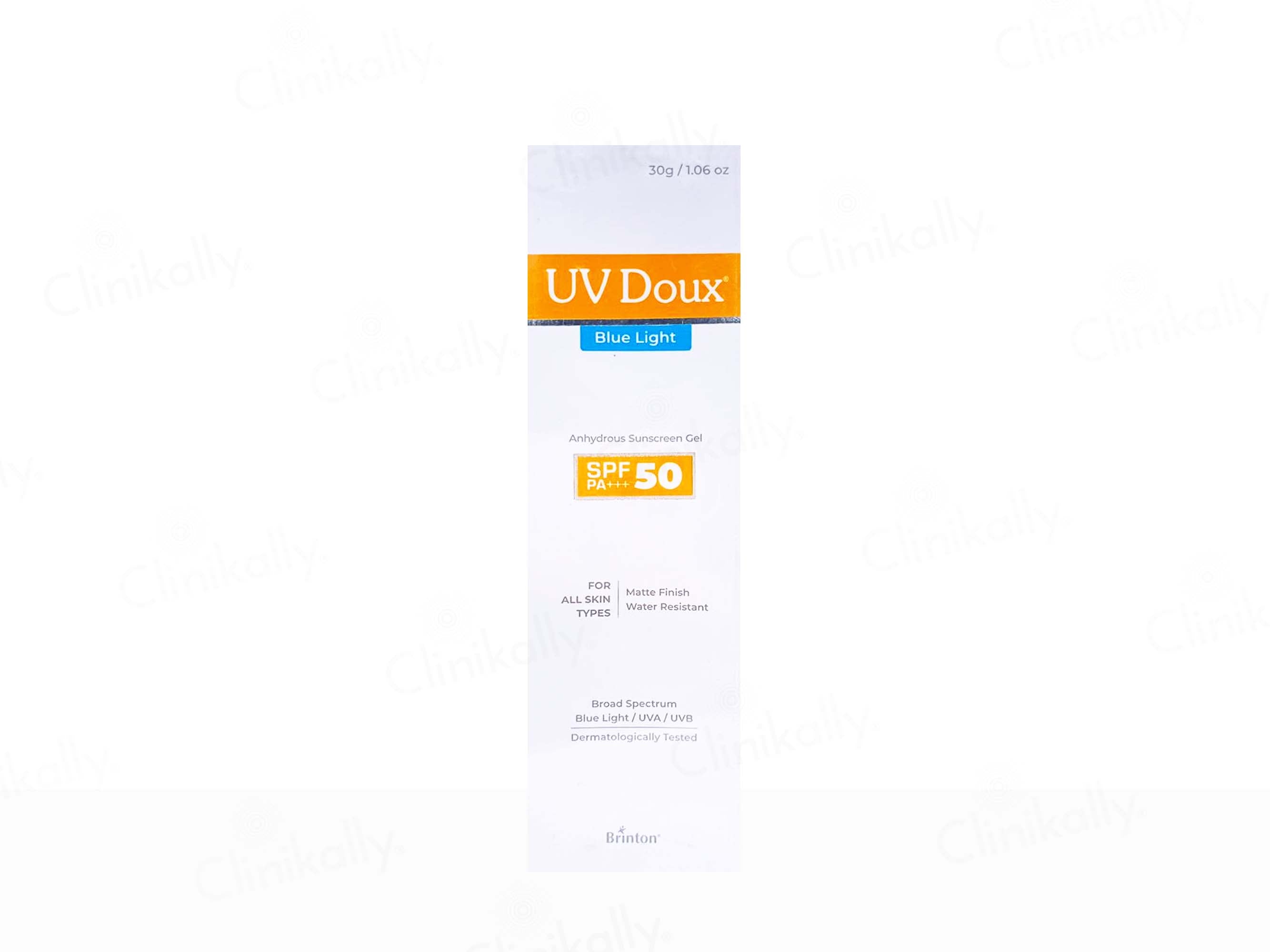 UV Doux Blue Light Anhydrous Sunscreen Gel SPF 50 PA+++