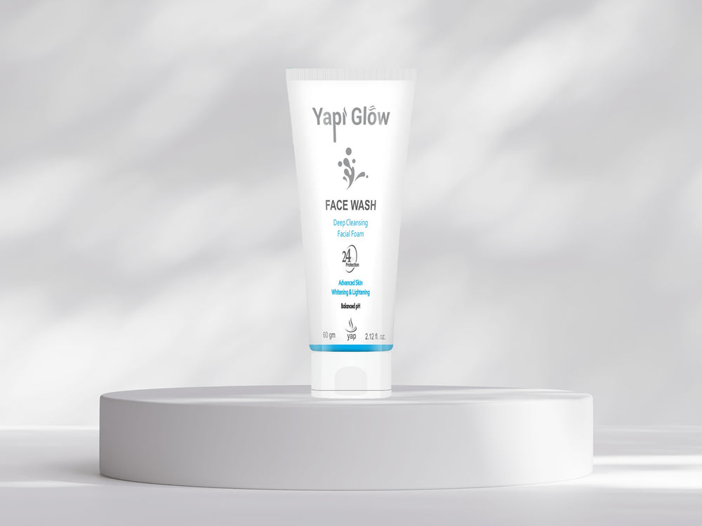 Yapi Glow Advanced Skin Whitening & Lightening Deep Cleansing Foam Face Wash