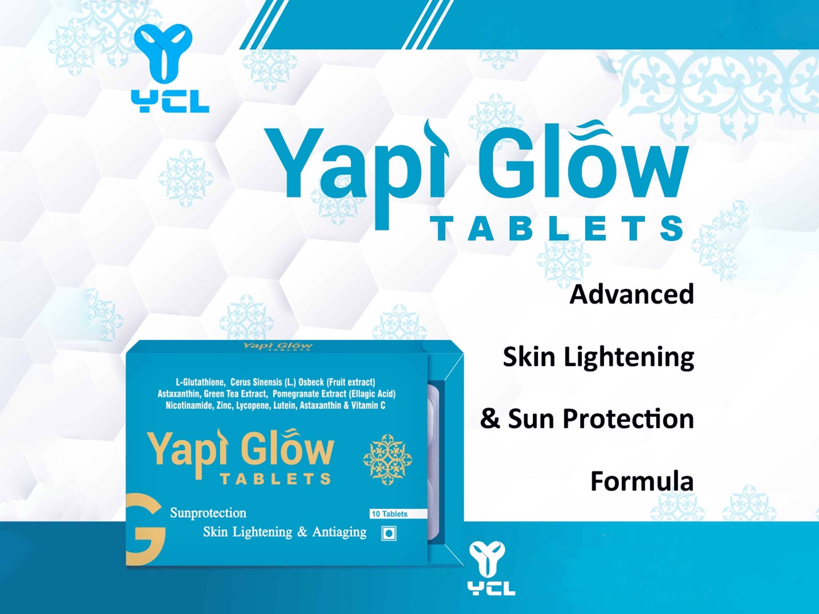 Yapi Glow Skin Lightening & Antiaging Sunprotection Tablet