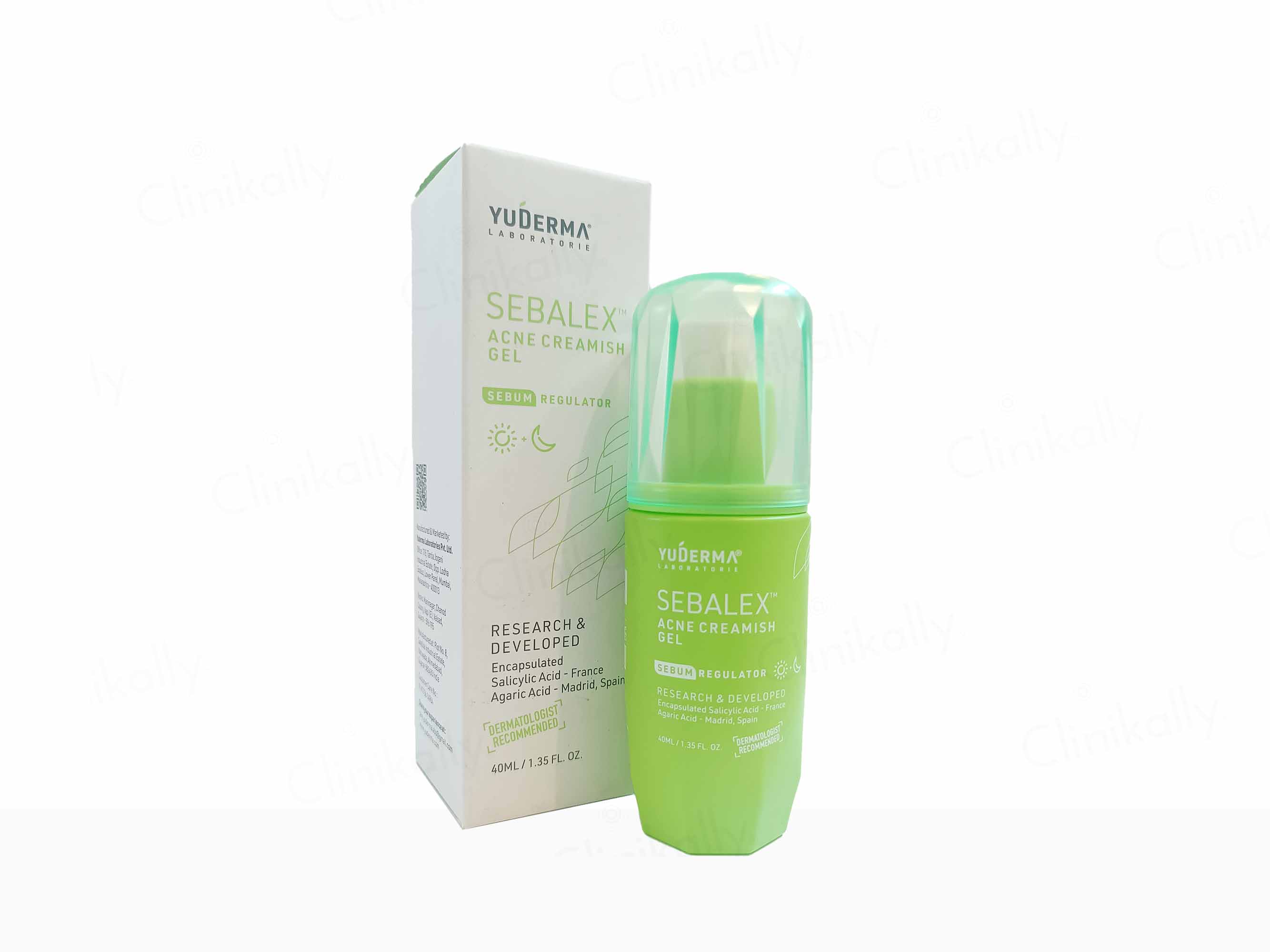 Yuderma Sebalex Acne Creamish Gel - Clinikally