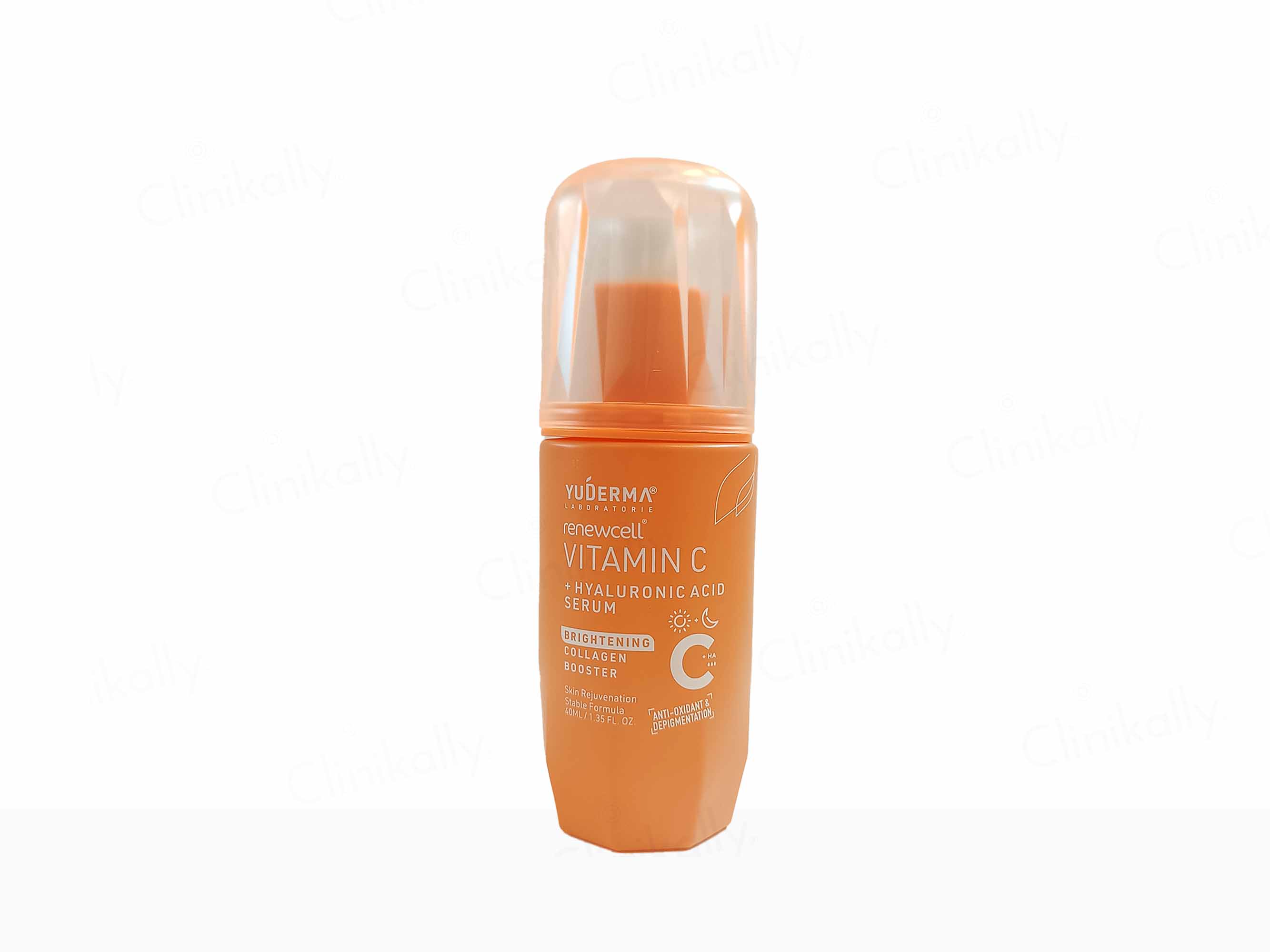 Yuderma Renewcell Vitamin-C + Hyaluronic Acid Serum - Clinikally