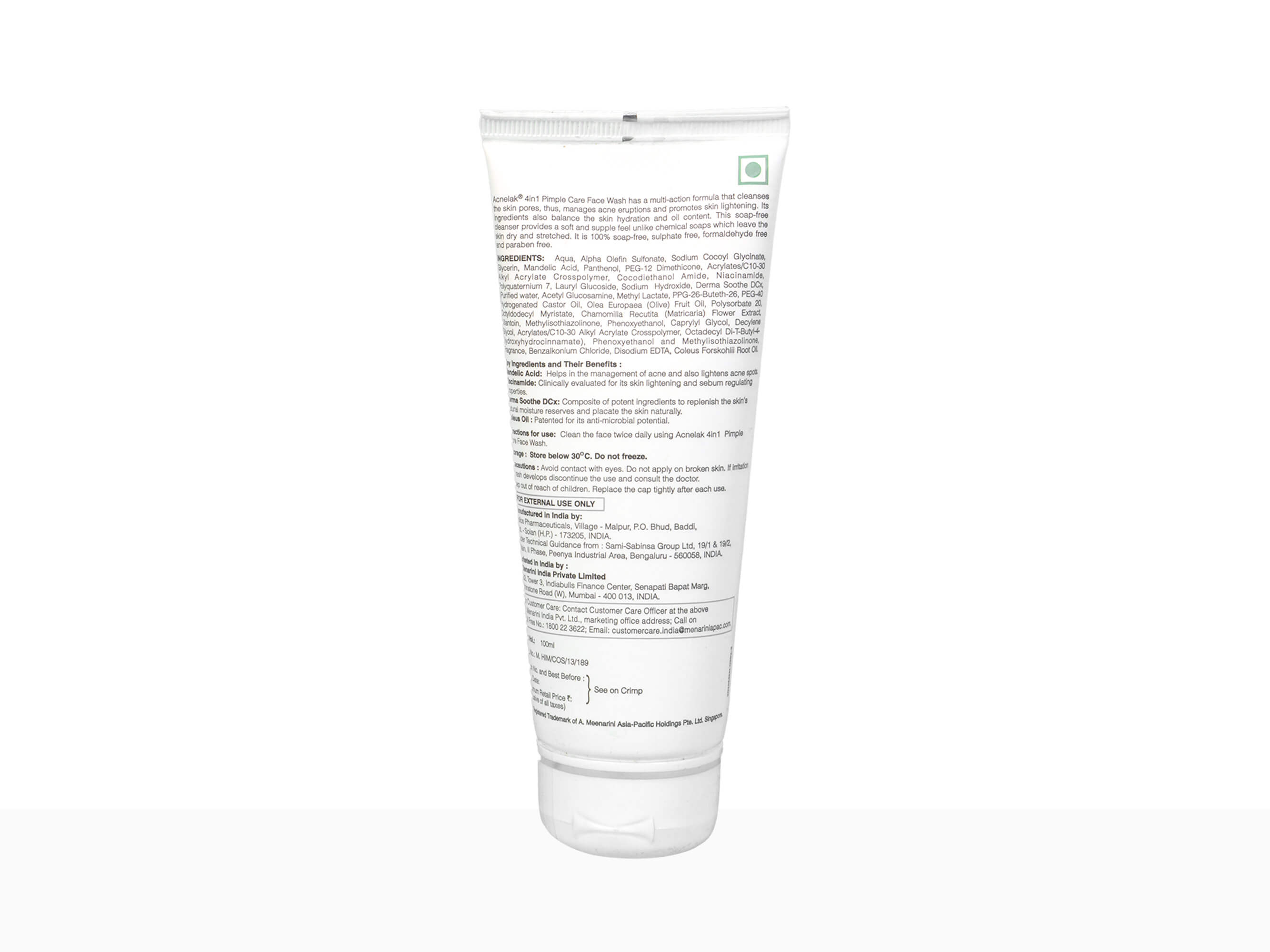 Acnelak 4in1 Pimple Clear Face Wash - Clinikally