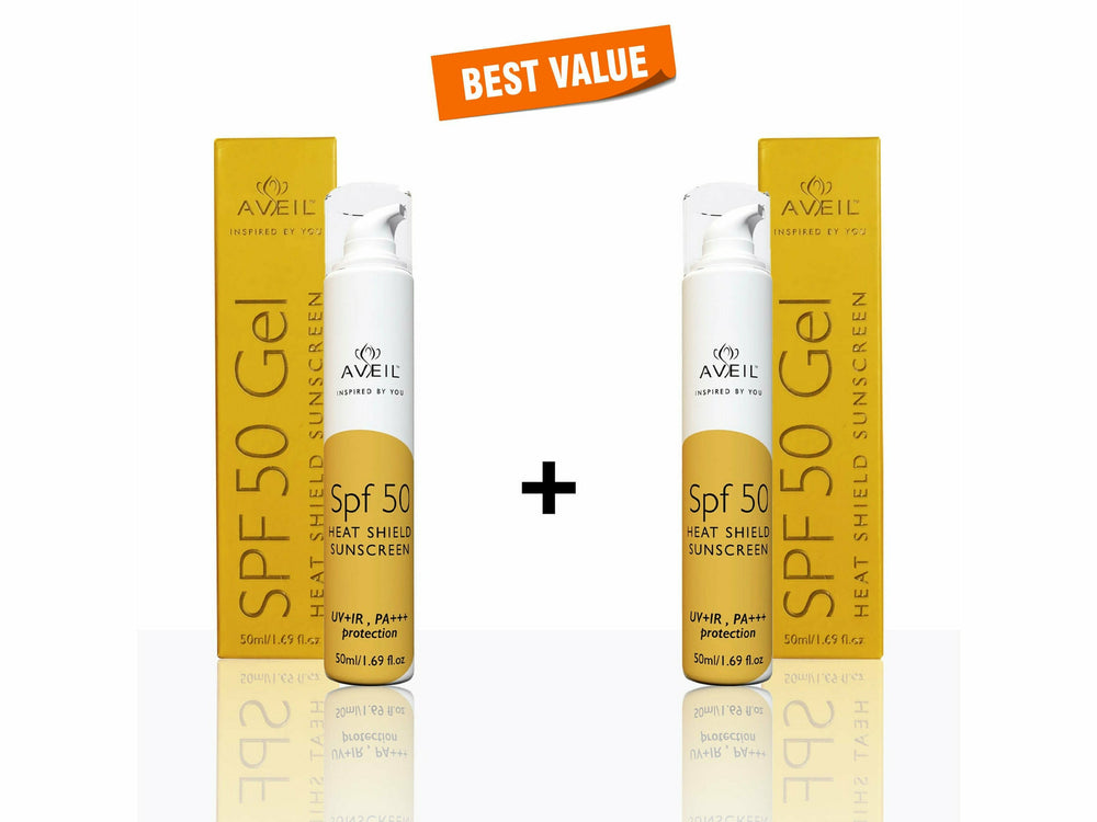 Aveil SPF 50 Heat Shield Sunscreen - Clinikally