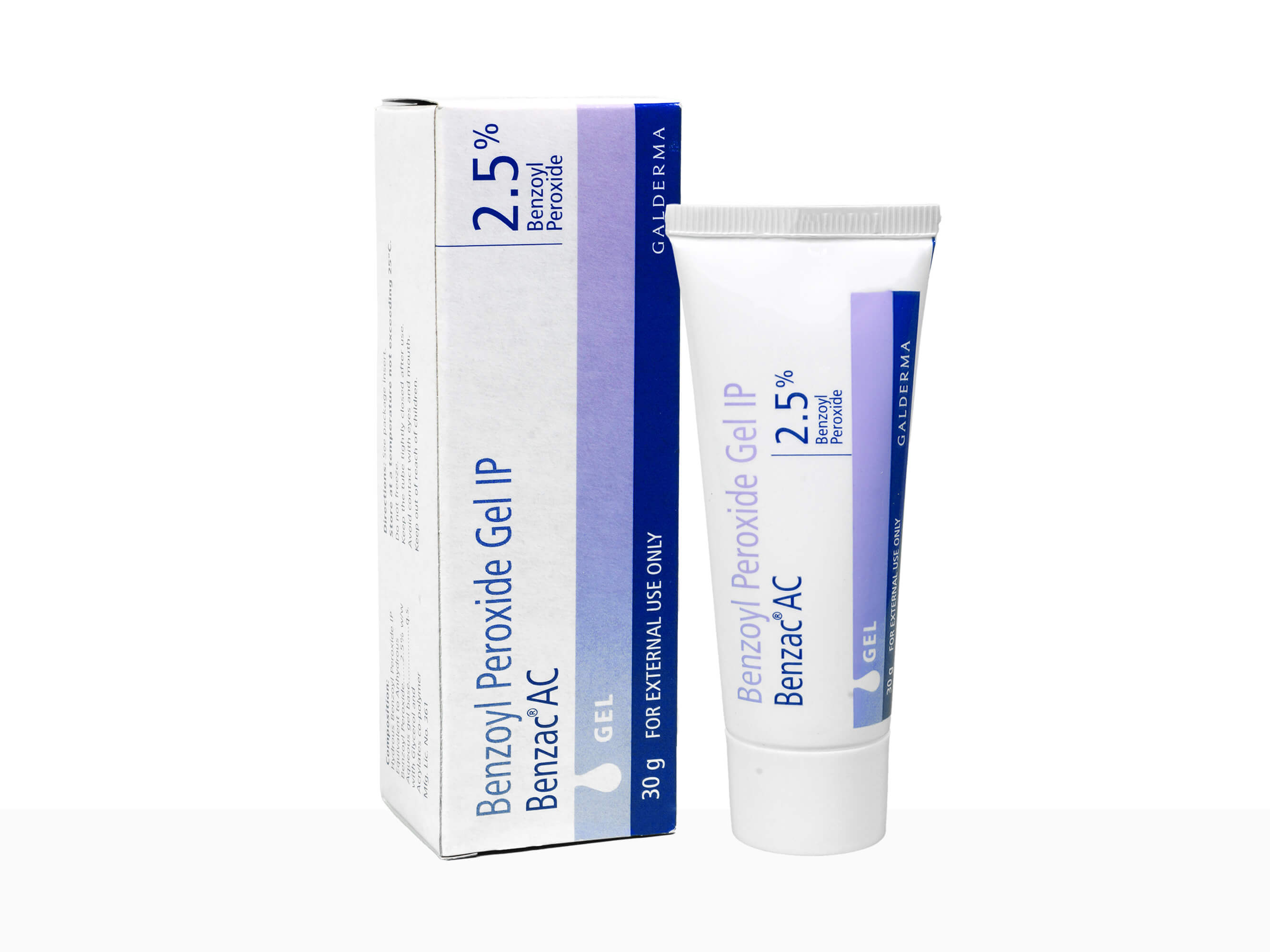 Benzac AC 2.5% gel - Clinikally