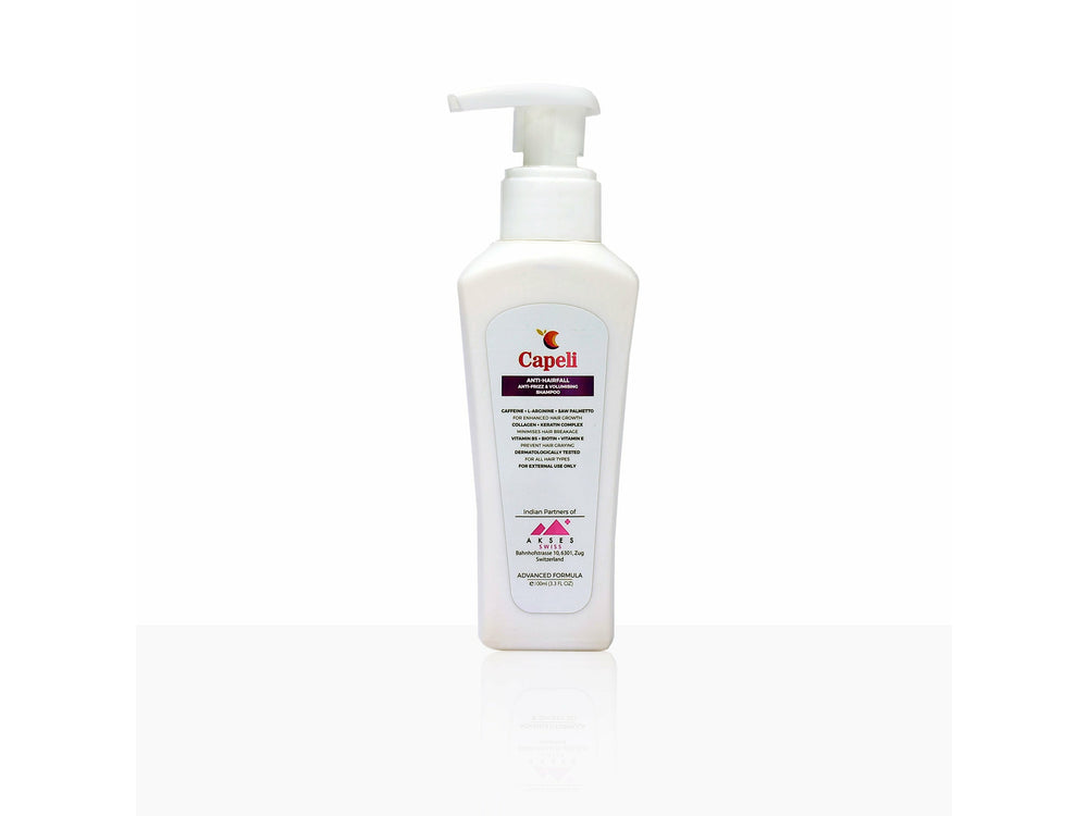 Capeli Anti-Hairfall Anti-Frizz & Volumising Shampoo - Clinikally