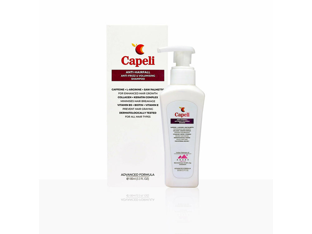 Capeli Anti-Hairfall Anti-Frizz & Volumising Shampoo - Clinikally