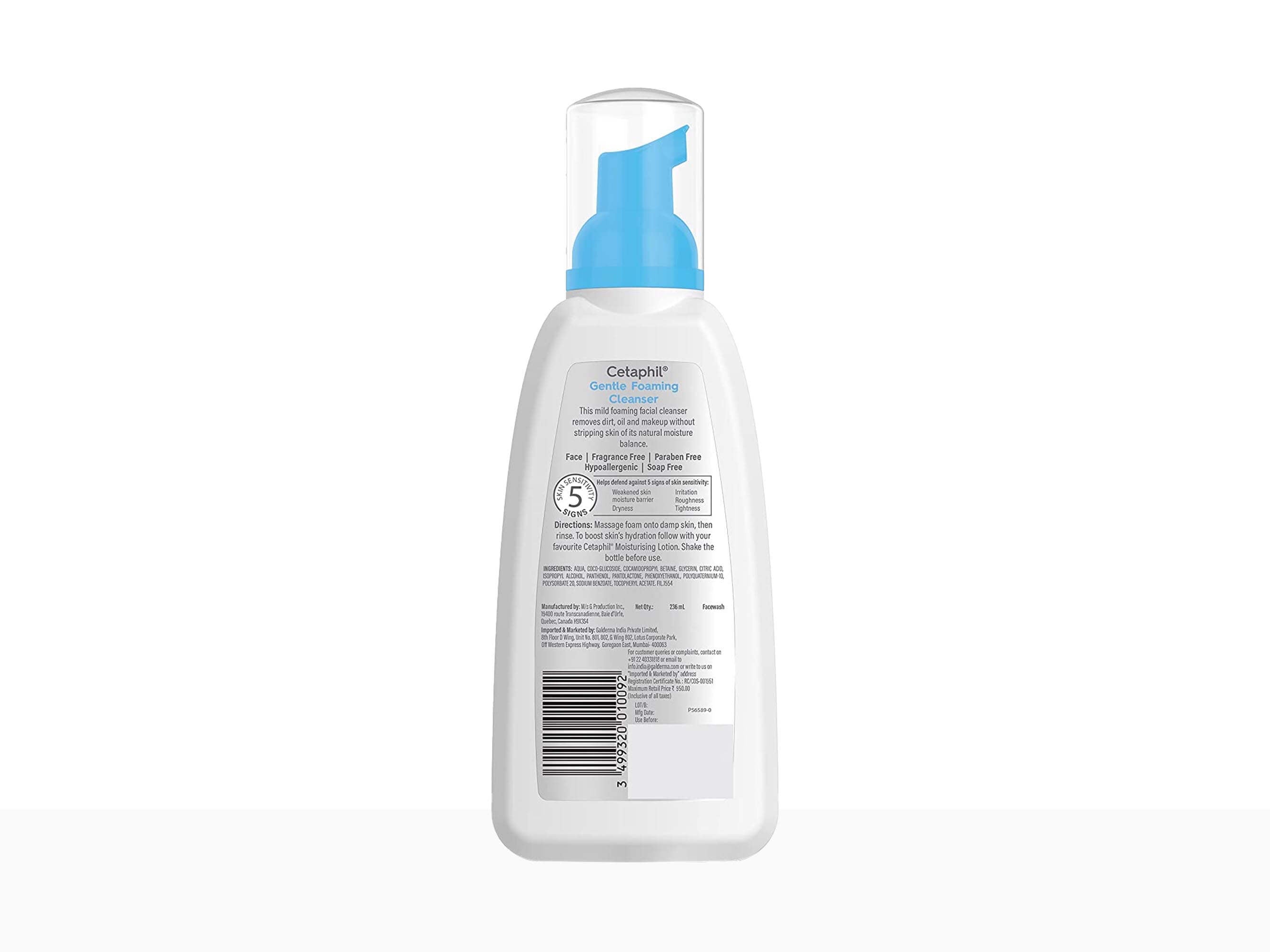 Cetaphil Gentle Foaming Cleanser - Clinikally