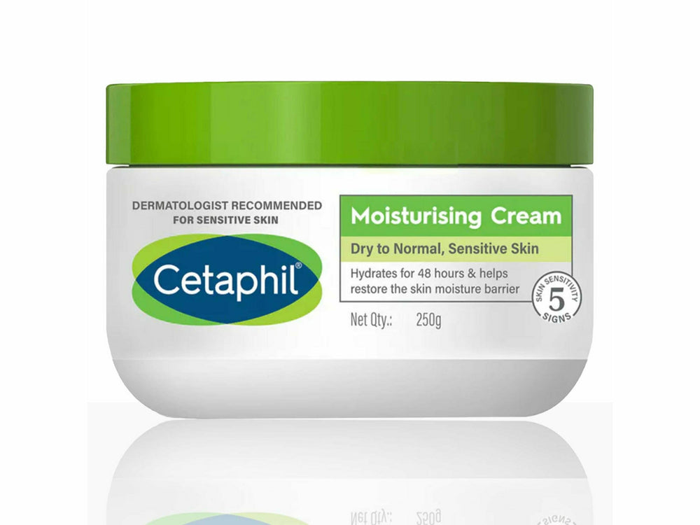 Cetaphil Moisturising Cream (Dry to Normal, Sensitive Skin) - Clinikally