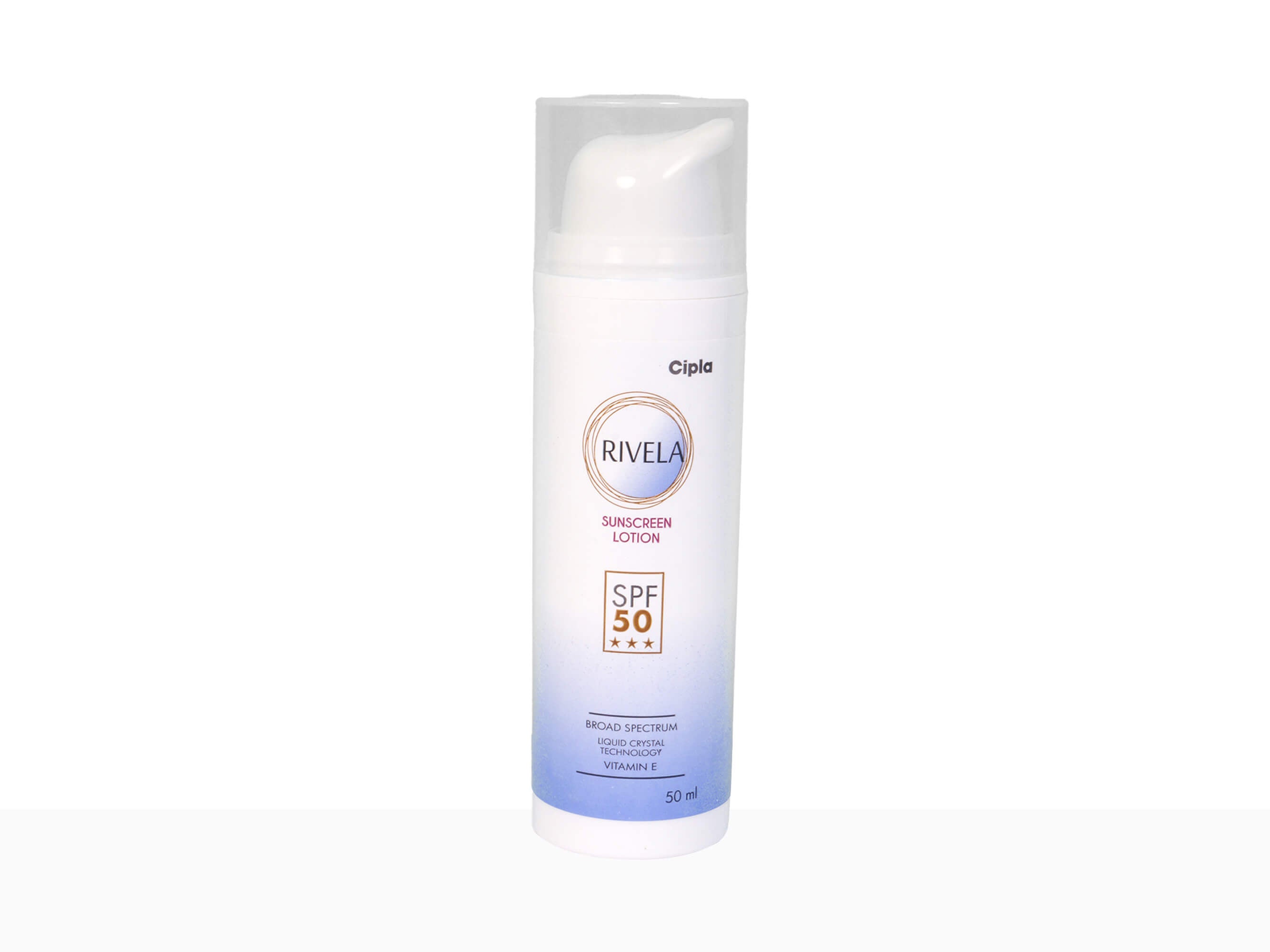 Rivela Sunscreen Lotion SPF 50-Clinikally