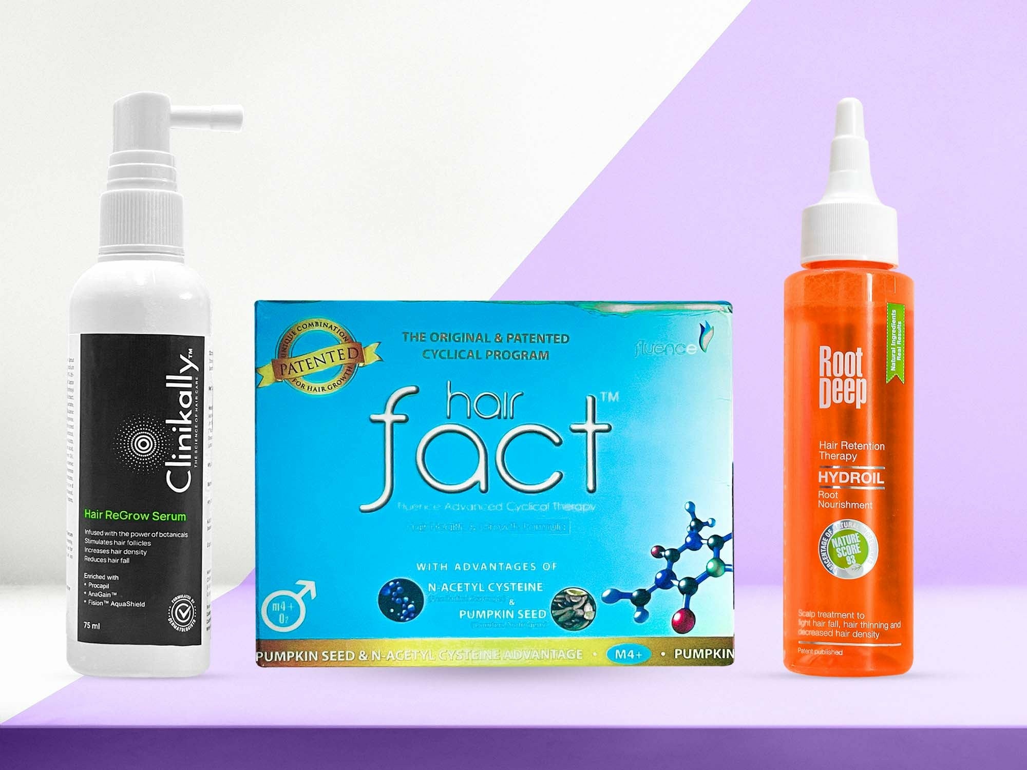 Hair Growth Kit For Men: Brillare, Clinikally, and Hair Fact