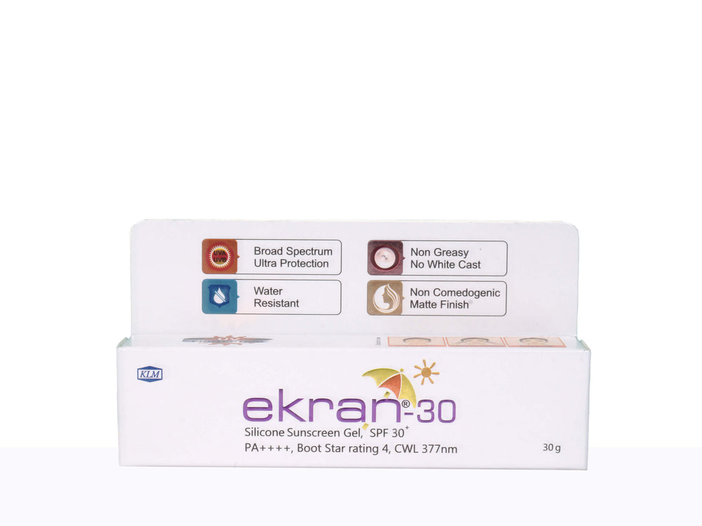 Ekran Silicone Sunscreen Gel SPF 30+/PA++++ - Clinikally