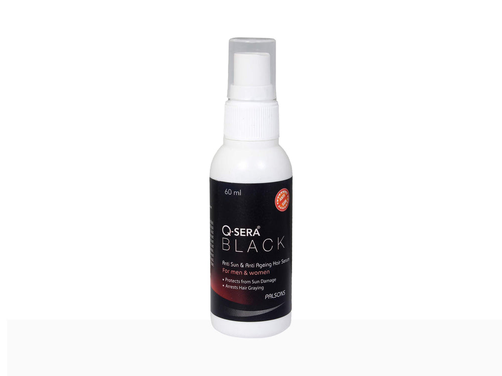 Q-Sera Black Serum Anti Sun & Anti Ageing Hair Serumm - Clinikally
