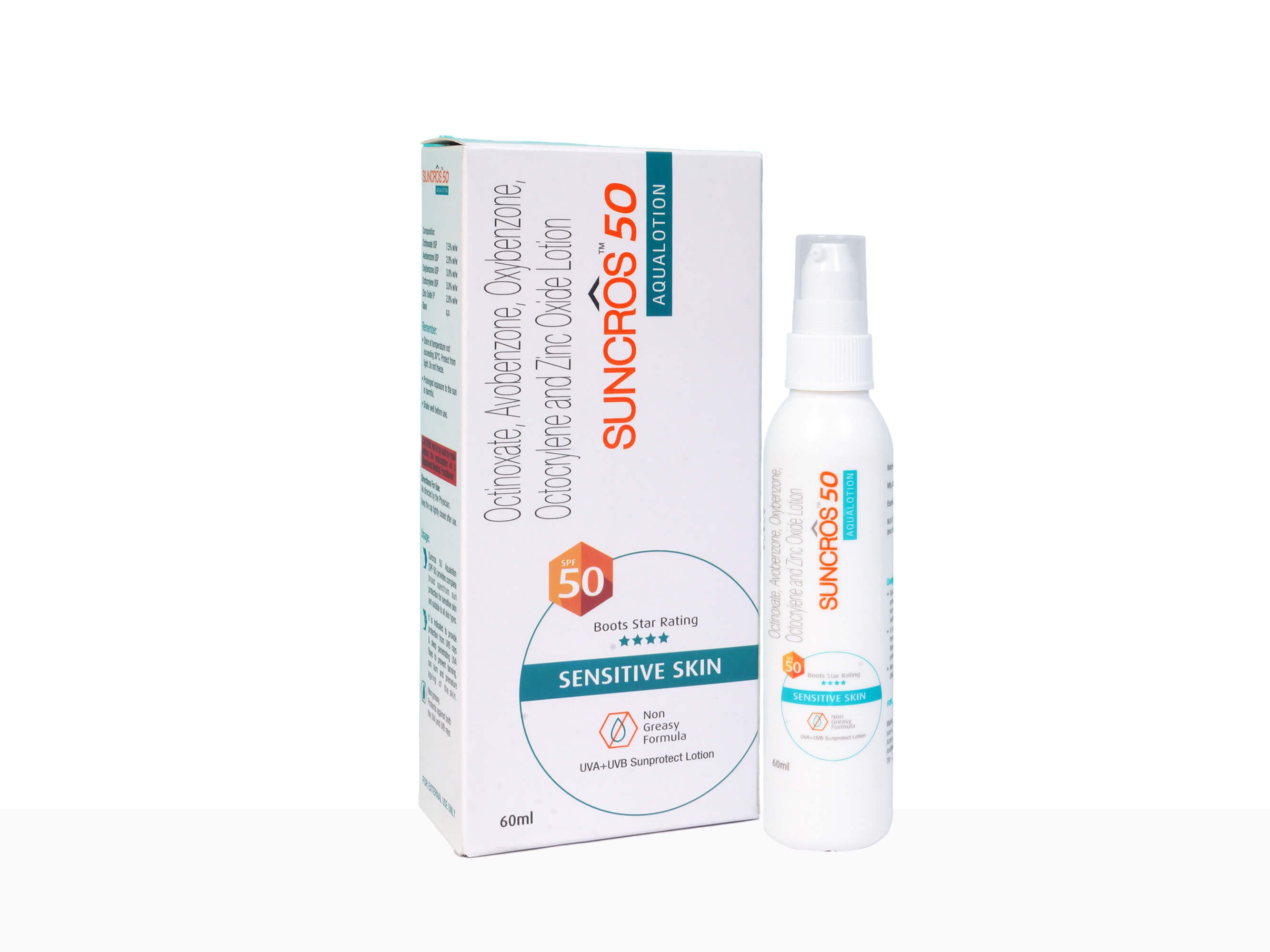Suncros Aqua Lotion SPF 50-clinikally