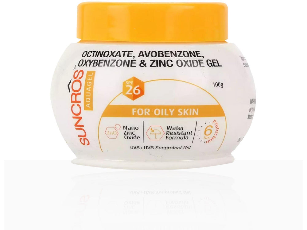Suncros AquaGel Sunscreen SPF 26-Clinikally