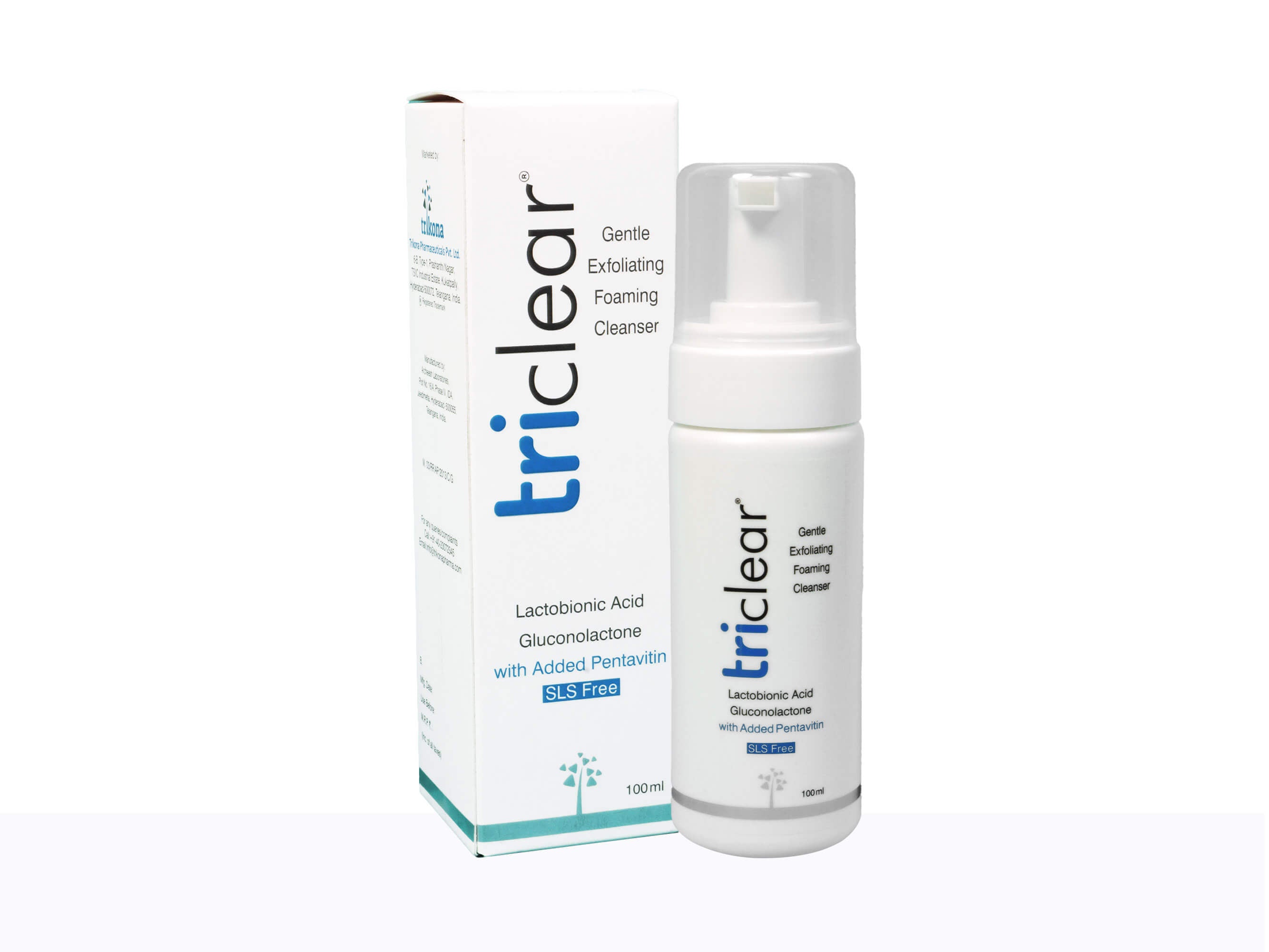 Triclear gentle Exfoliating Foaming Cleanser - Clinikally