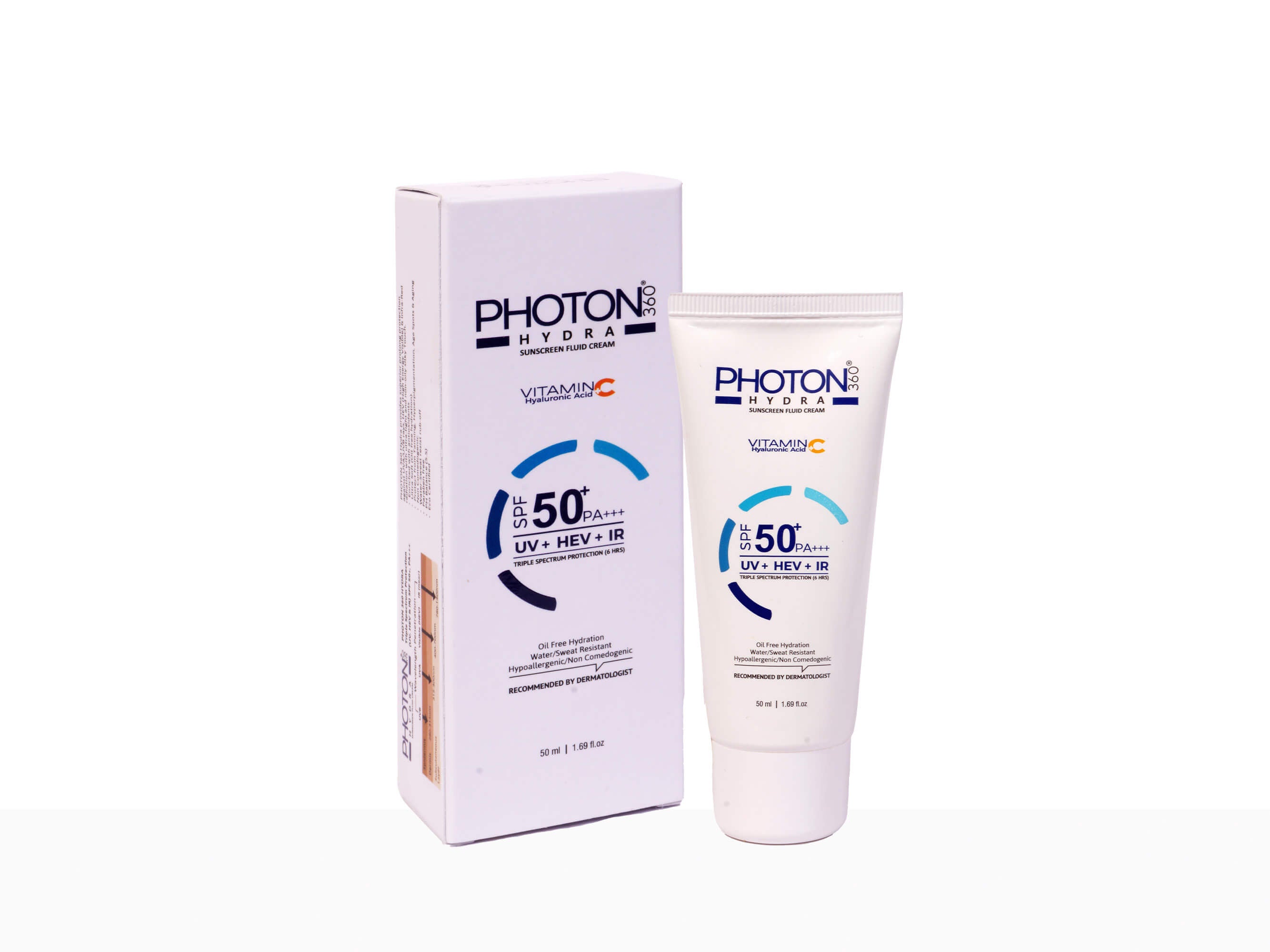 Aclaris Photon 360 Hydra Sunscreen Fluid Cream SPF 50+-Clinkally