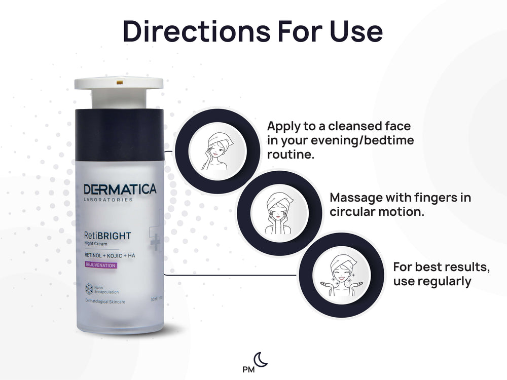 DERMATICA RetiBRIGHT Night Cream - Clinikally