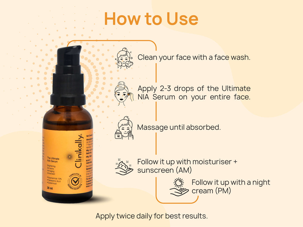 Clinikally The Ultimate NIA Serum + Pigment Corrector Cream