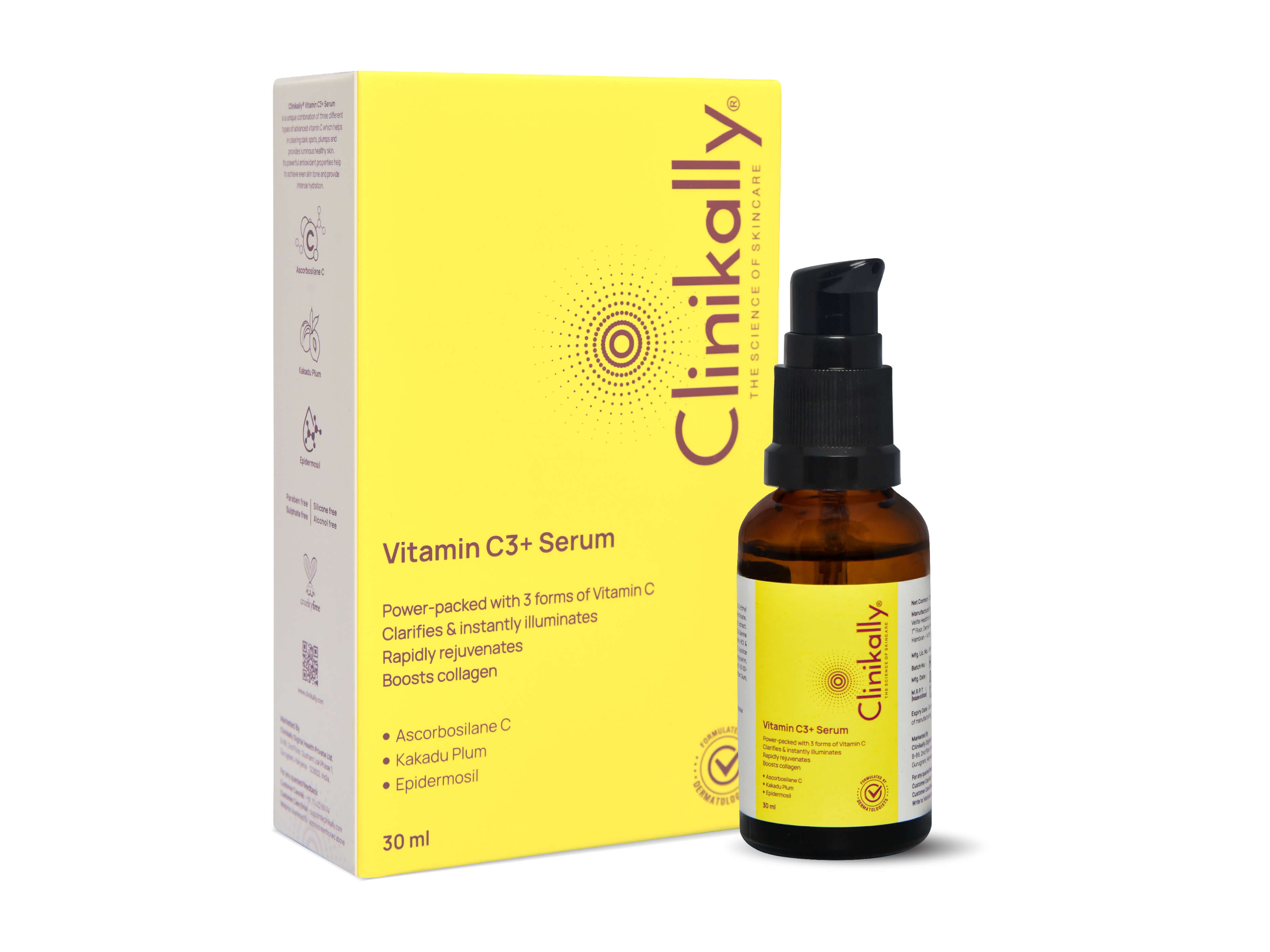 Clinikally Vitamin C3+ Serum