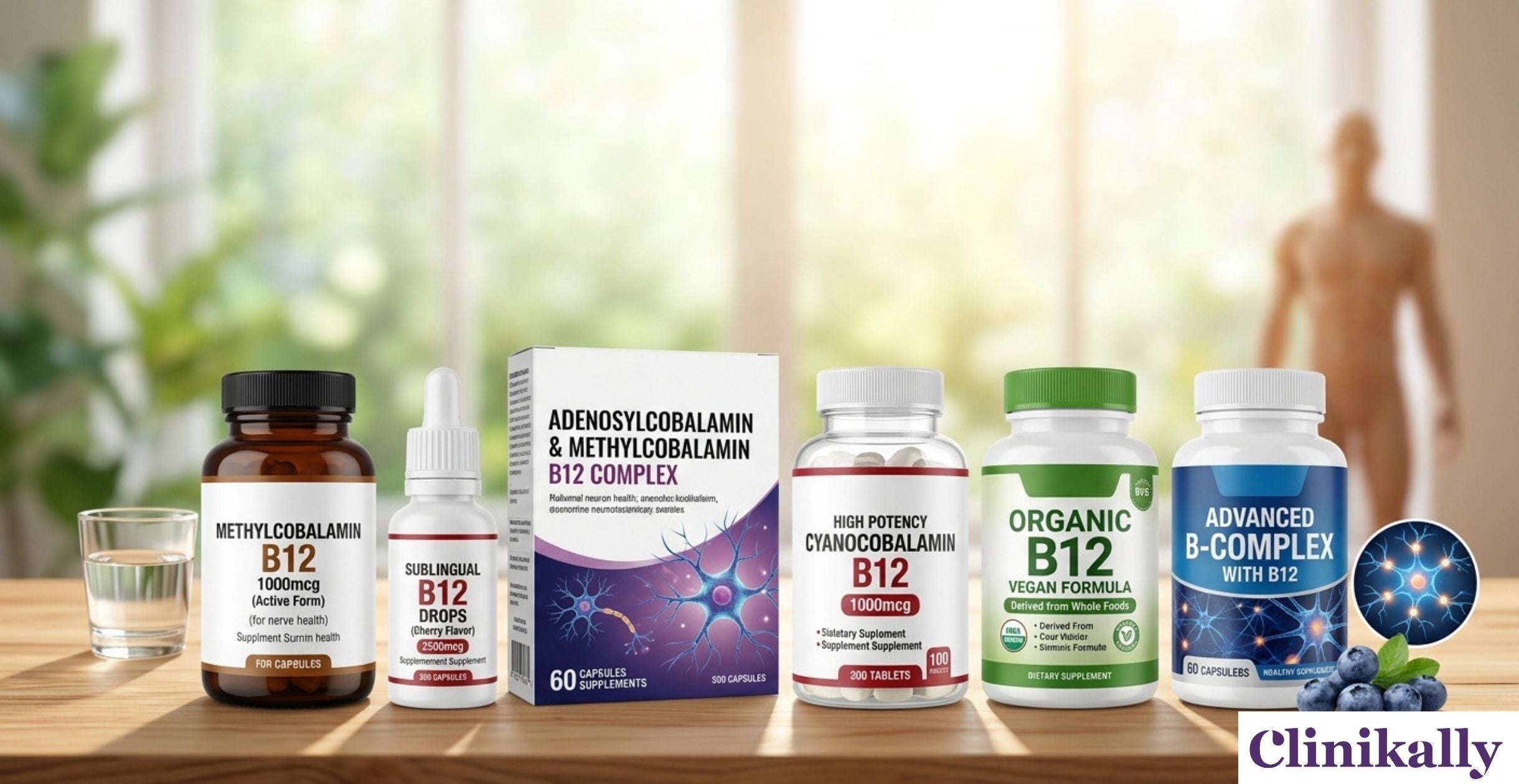 Vitamin B12 supplements and nutrient-rich foods