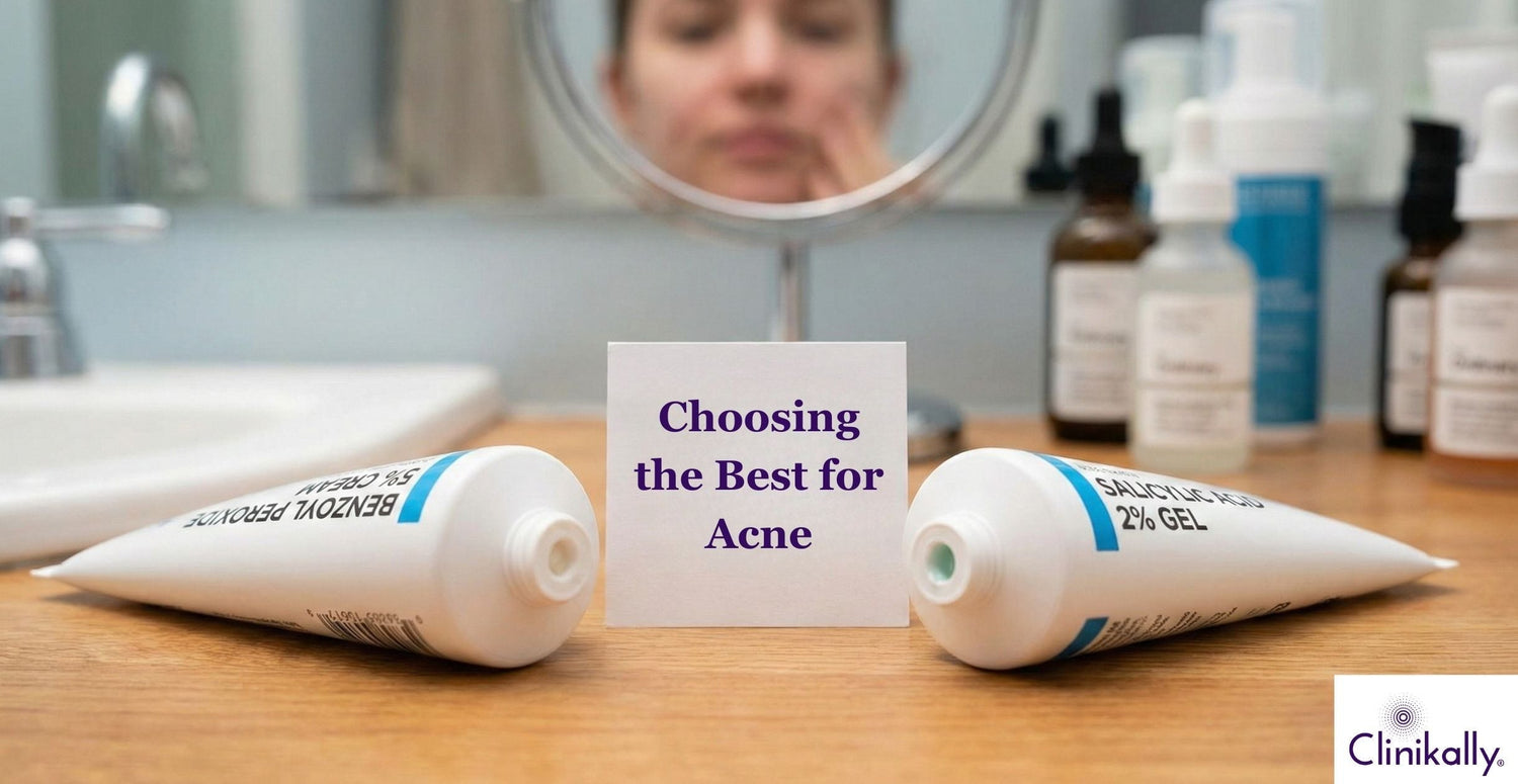 Benzoyl Peroxide vs Salicylic Acid: Choosing the Best for Acne