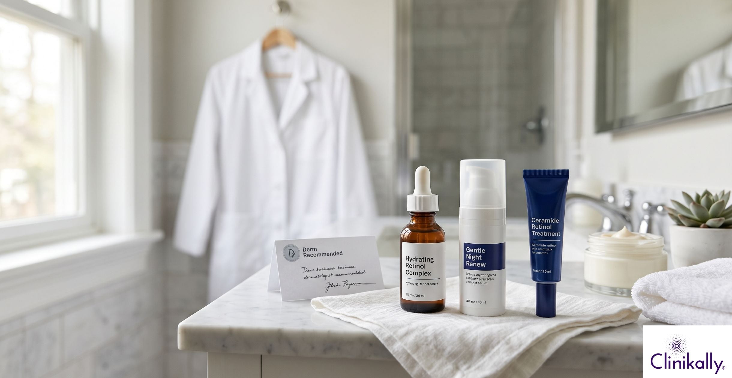 Dermatologist-recommended retinol skincare products