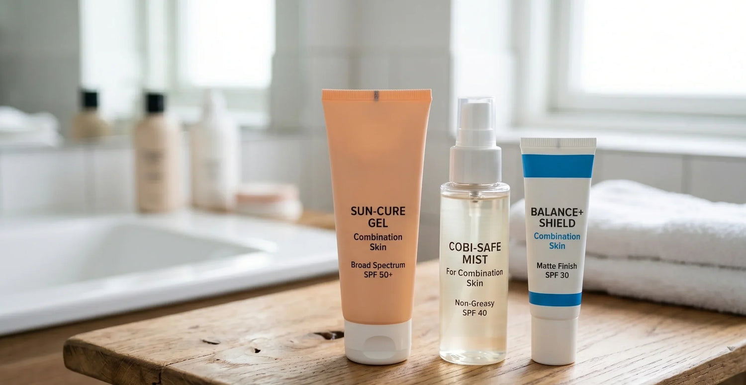 Dermatologist recommended sunscreens for combination skin types