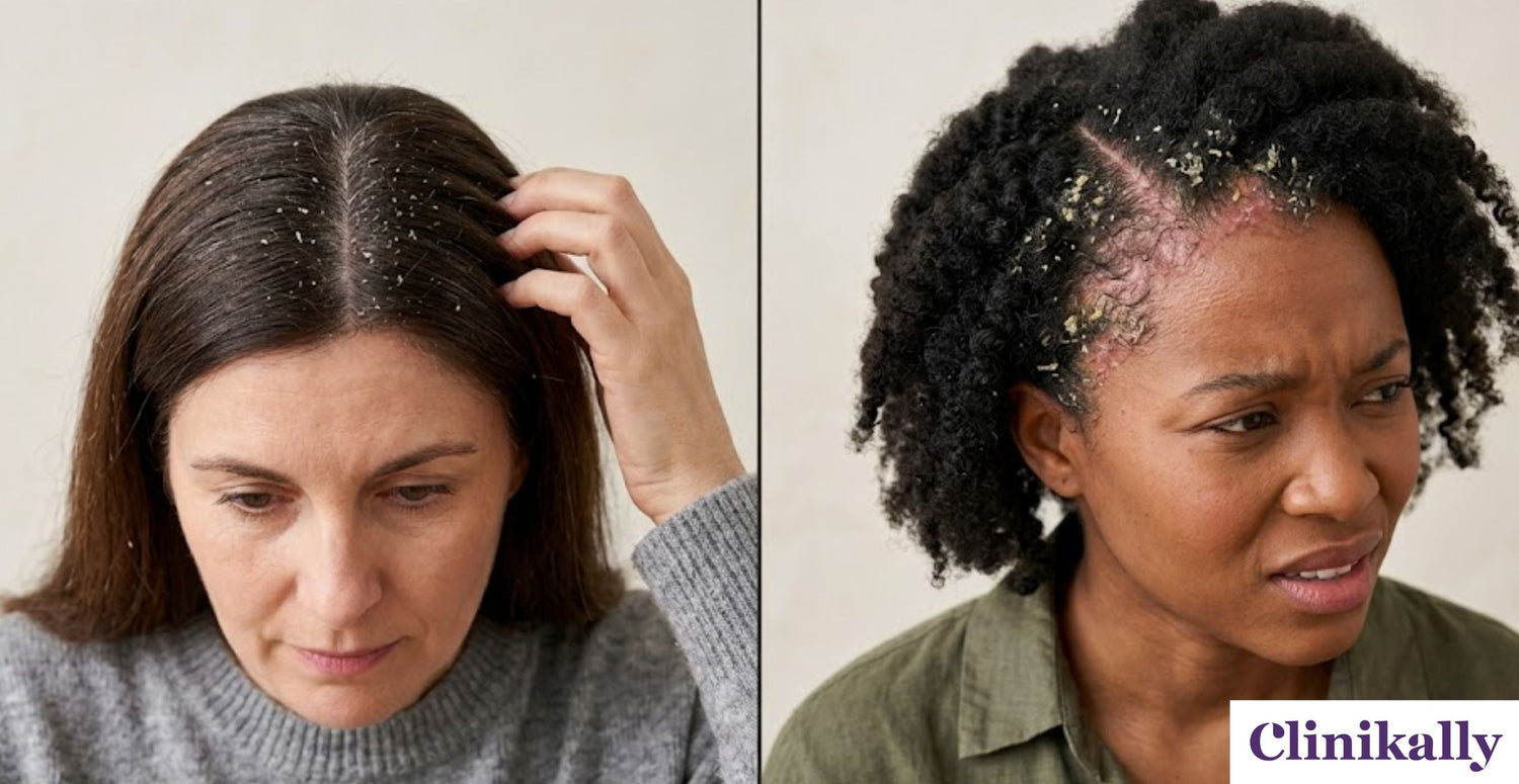 Dandruff and seborrheic dermatitis symptoms