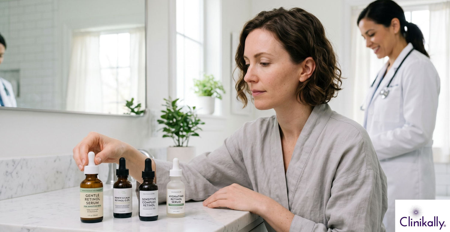 Dermatologist recommended retinol serums for sensitive skin
