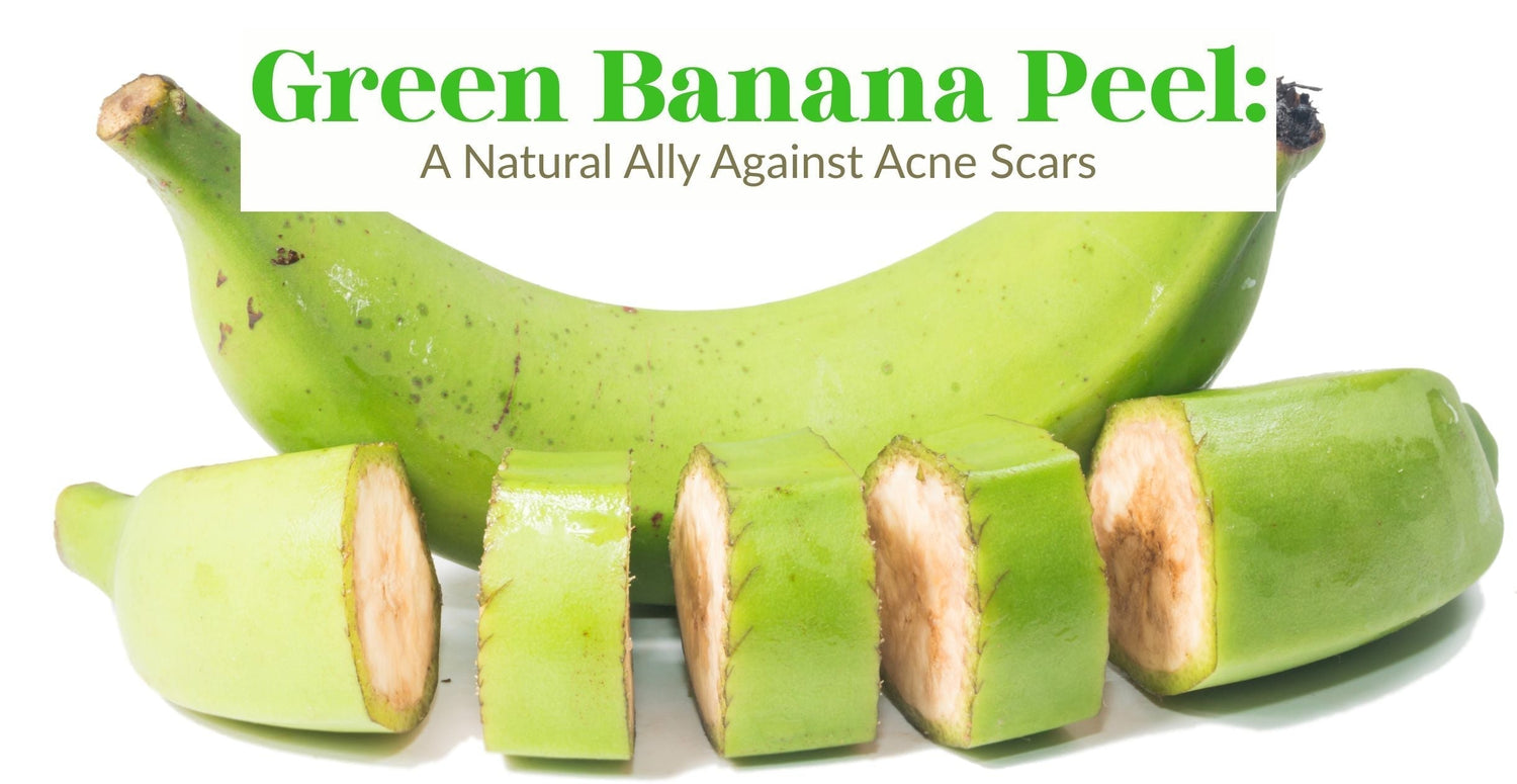 Green Banana Peel: A Natural Ally Against Acne Scars