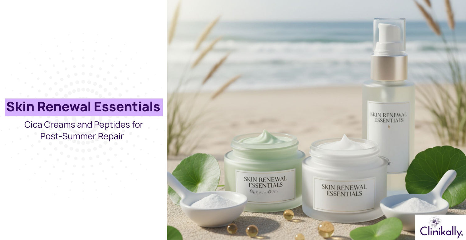 Skin Renewal Essentials: Cica Creams and Peptides for Post-Summer Repair