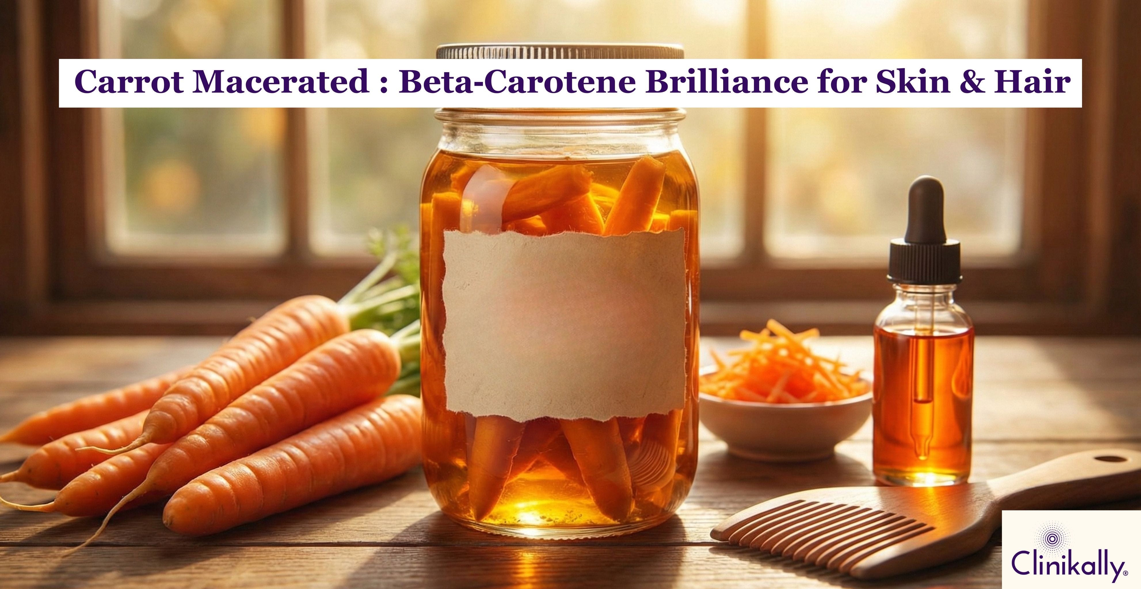 Carrot Macerated : Beta‑Carotene Brilliance for Skin & Hair