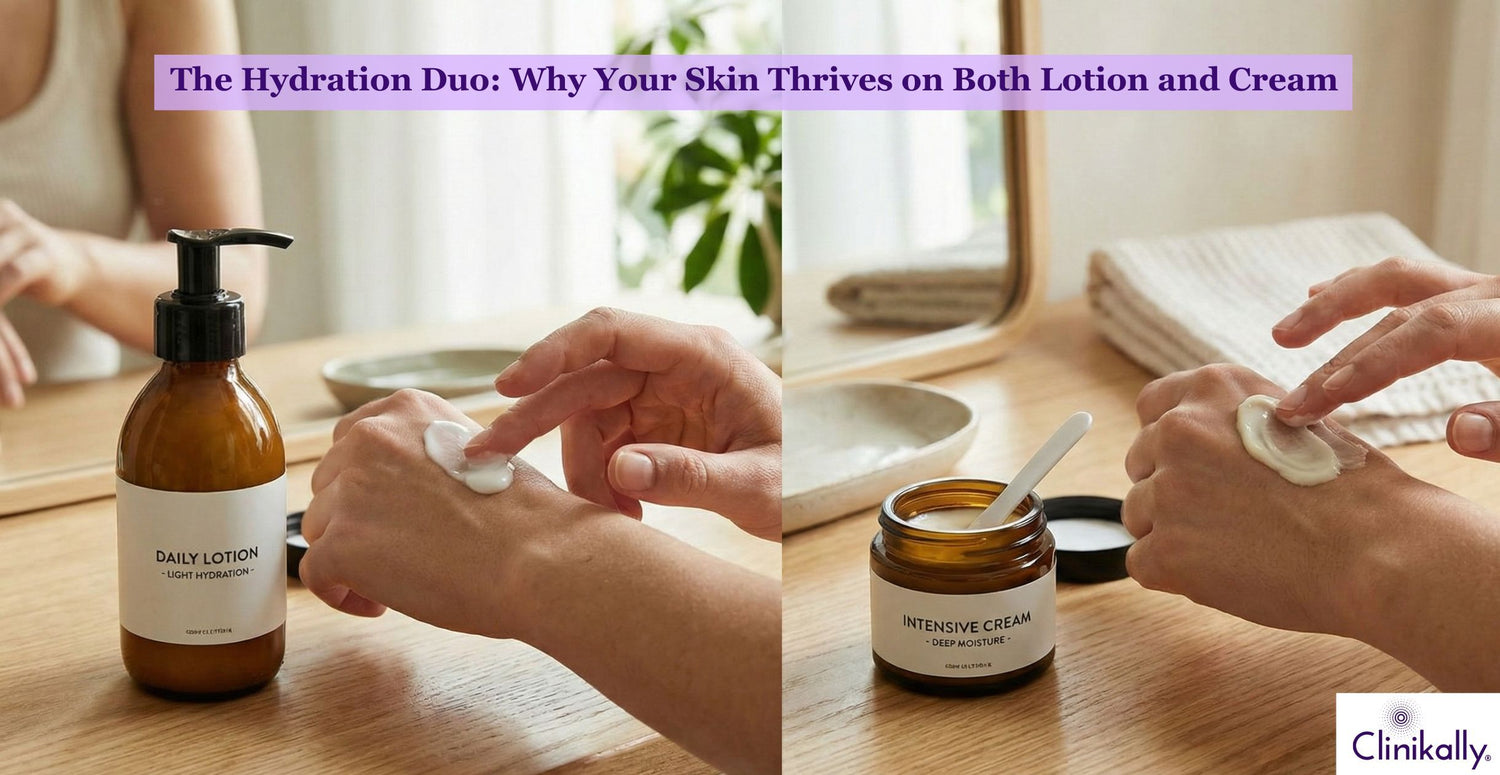 The Hydration Duo: Why Your Skin Thrives on Both Lotion and Cream