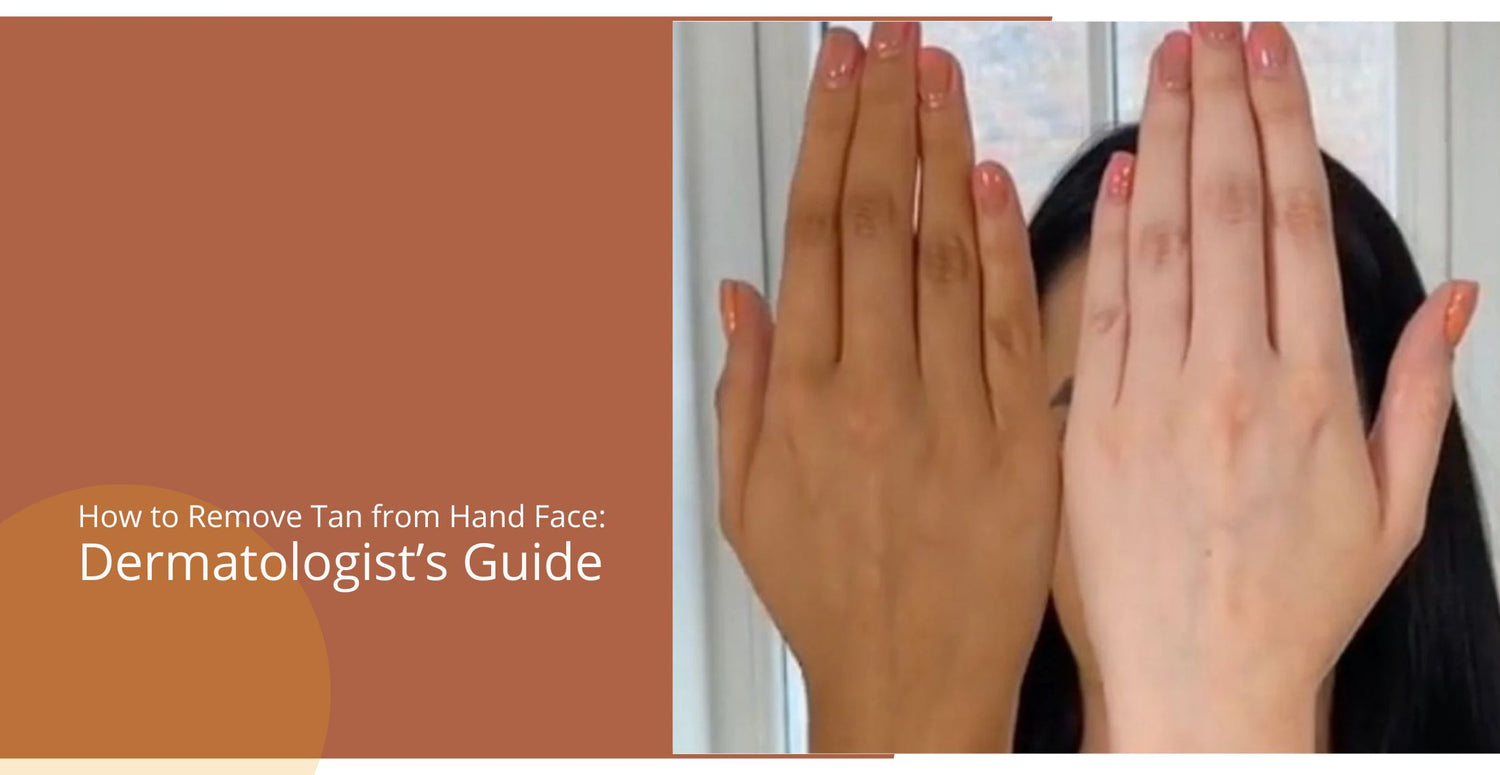 how to remove tan from hands and legs
