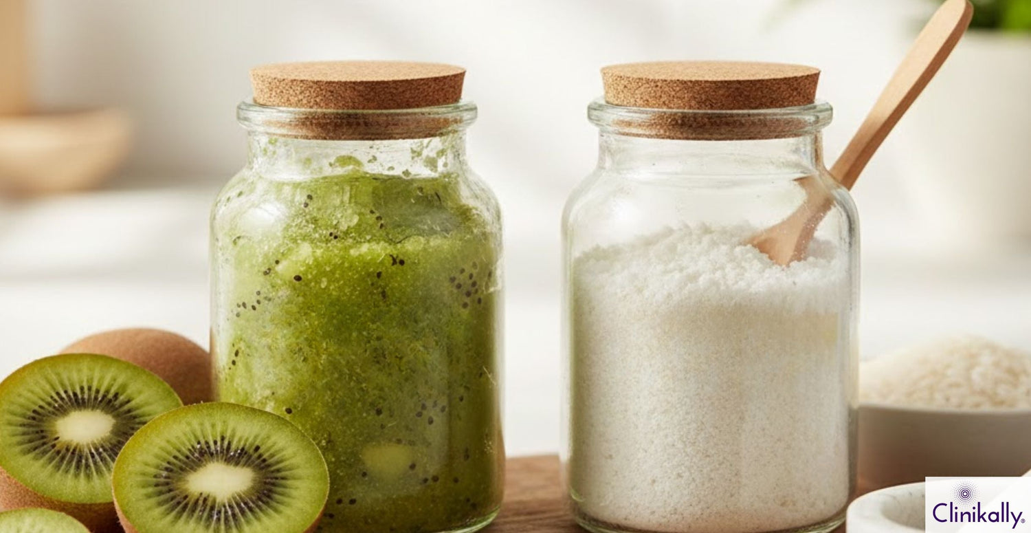 Rice and Kiwi Exfoliation: A Natural Path to Radiant, Eco-Friendly Skin