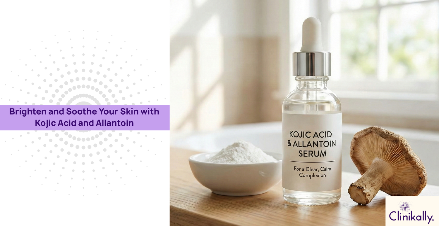 Brighten and Soothe Your Skin with Kojic Acid and Allantoin