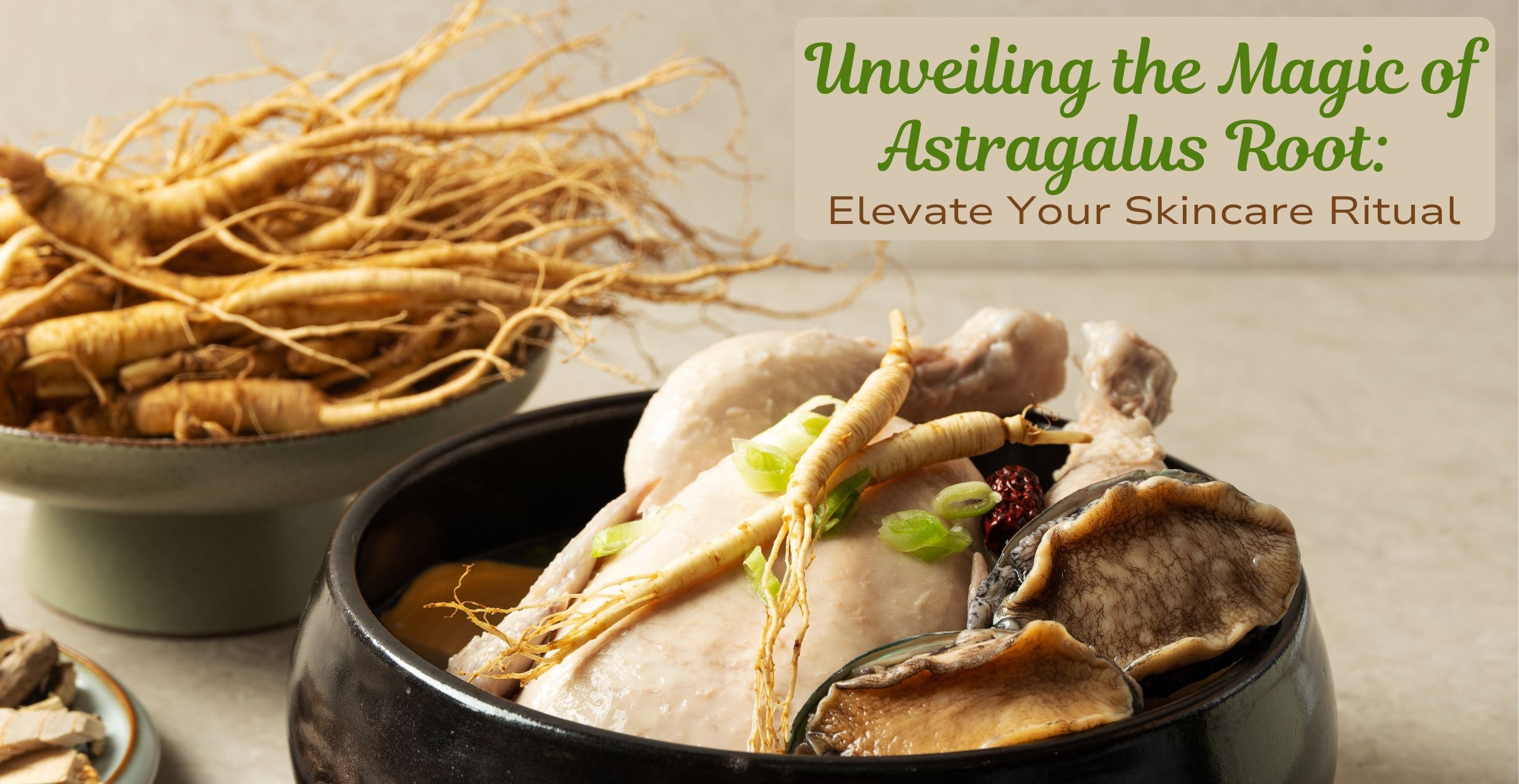 Unveiling the Magic of Astragalus Root: Elevate Your Skincare Ritual